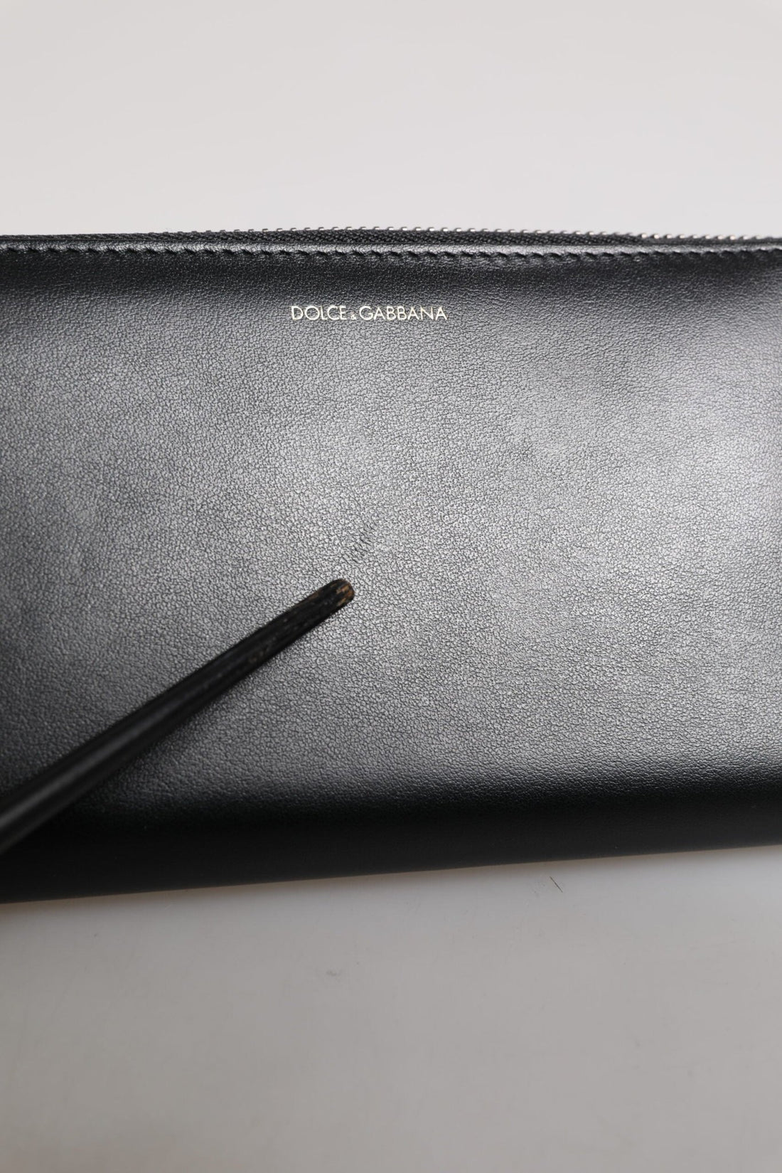 Dolce & Gabbana Black Blue Exotic Leather Embossed Continental Wallet - RIMODA