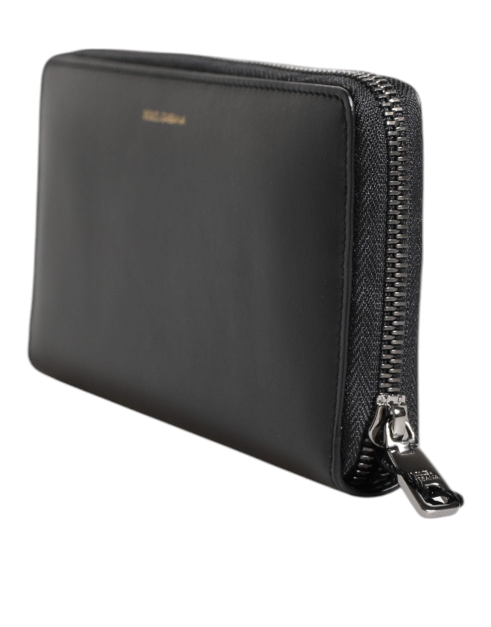 Dolce & Gabbana Black Blue Exotic Leather Embossed Continental Wallet - RIMODA