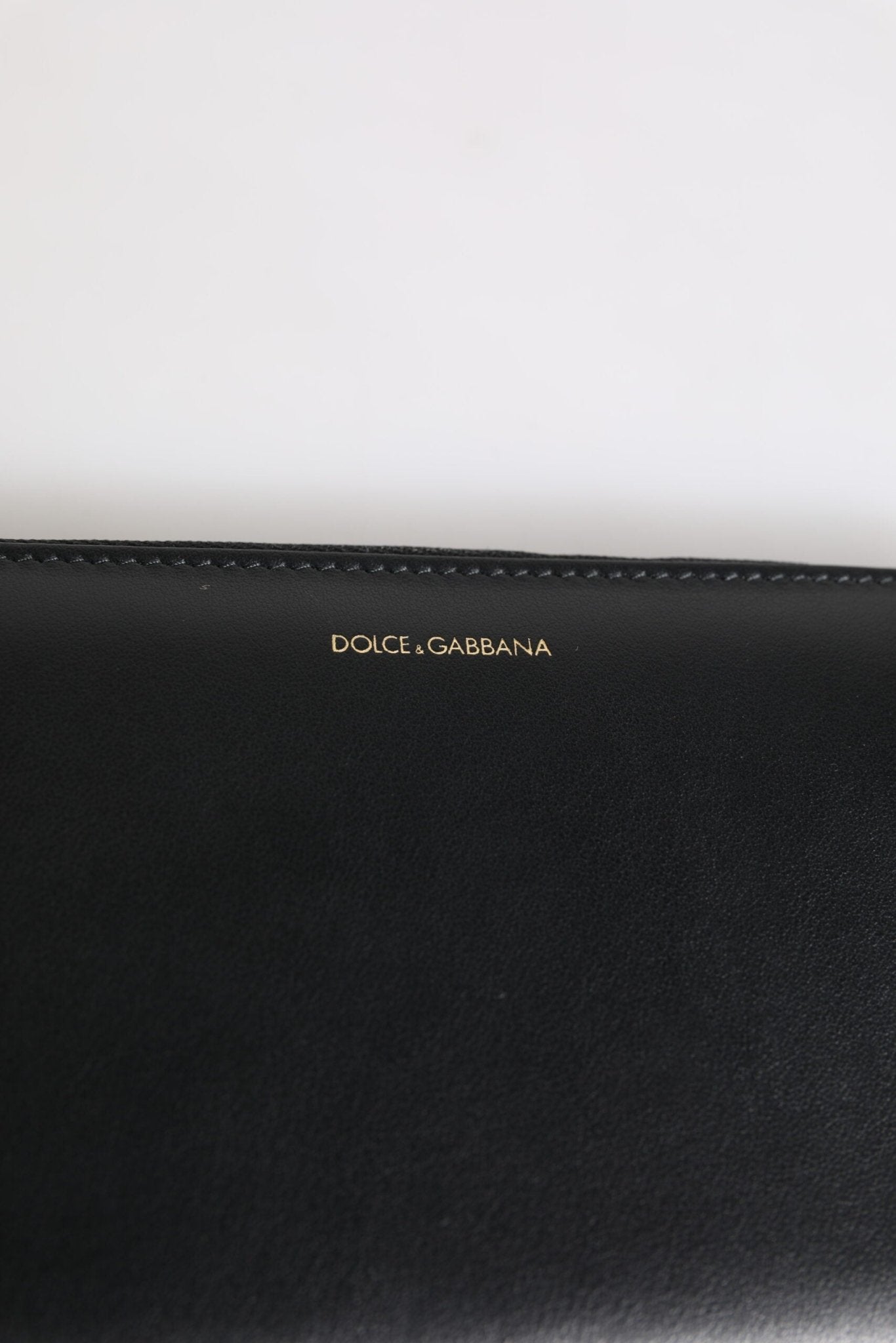 Dolce & Gabbana Black Blue Exotic Leather Embossed Continental Wallet - RIMODA