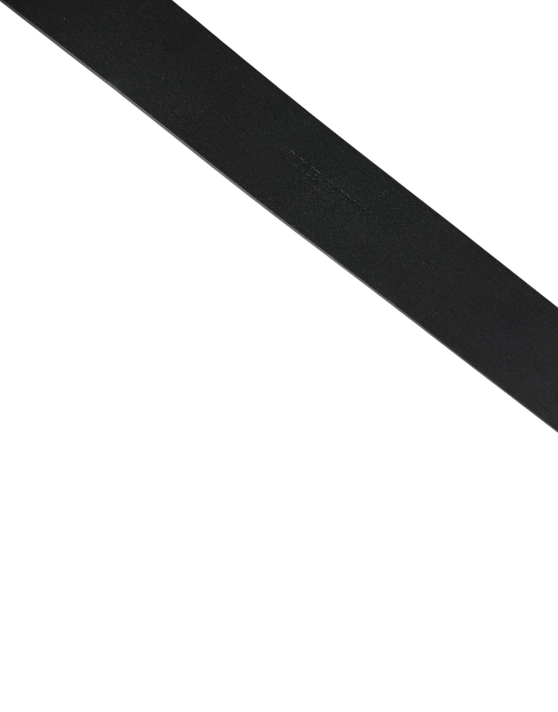 Dolce & Gabbana Black Calf Leather Gold Metal Buckle Belt - RIMODA