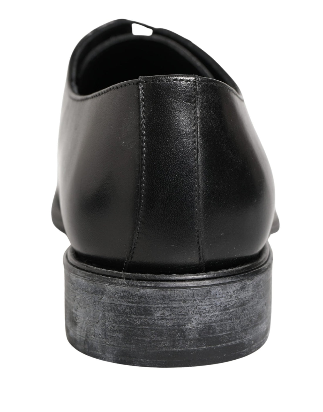 Dolce & Gabbana Black Calfskin Leather Derby Men Dress Shoes - RIMODA