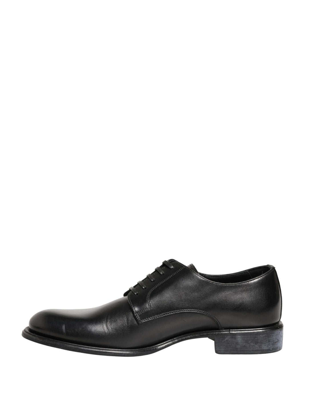 Dolce & Gabbana Black Calfskin Leather Derby Men Dress Shoes - RIMODA