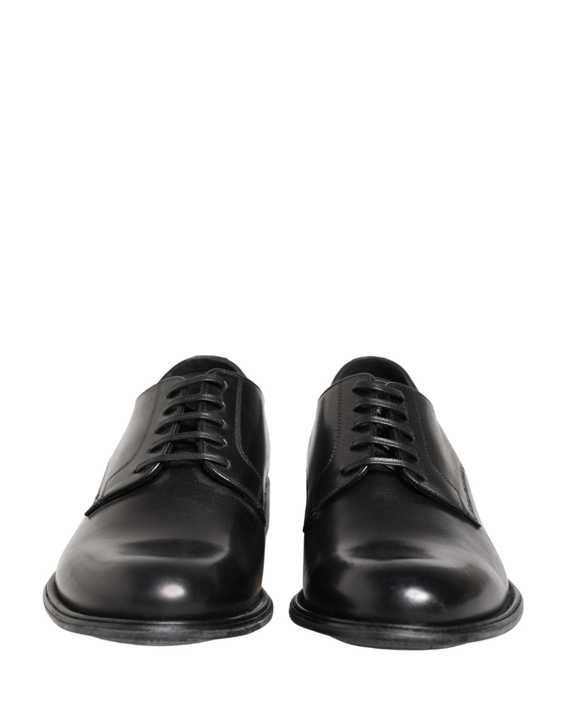 Dolce & Gabbana Black Calfskin Leather Derby Men Dress Shoes - RIMODA
