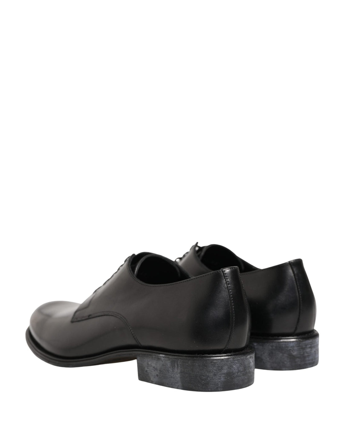 Dolce & Gabbana Black Calfskin Leather Derby Men Dress Shoes - RIMODA