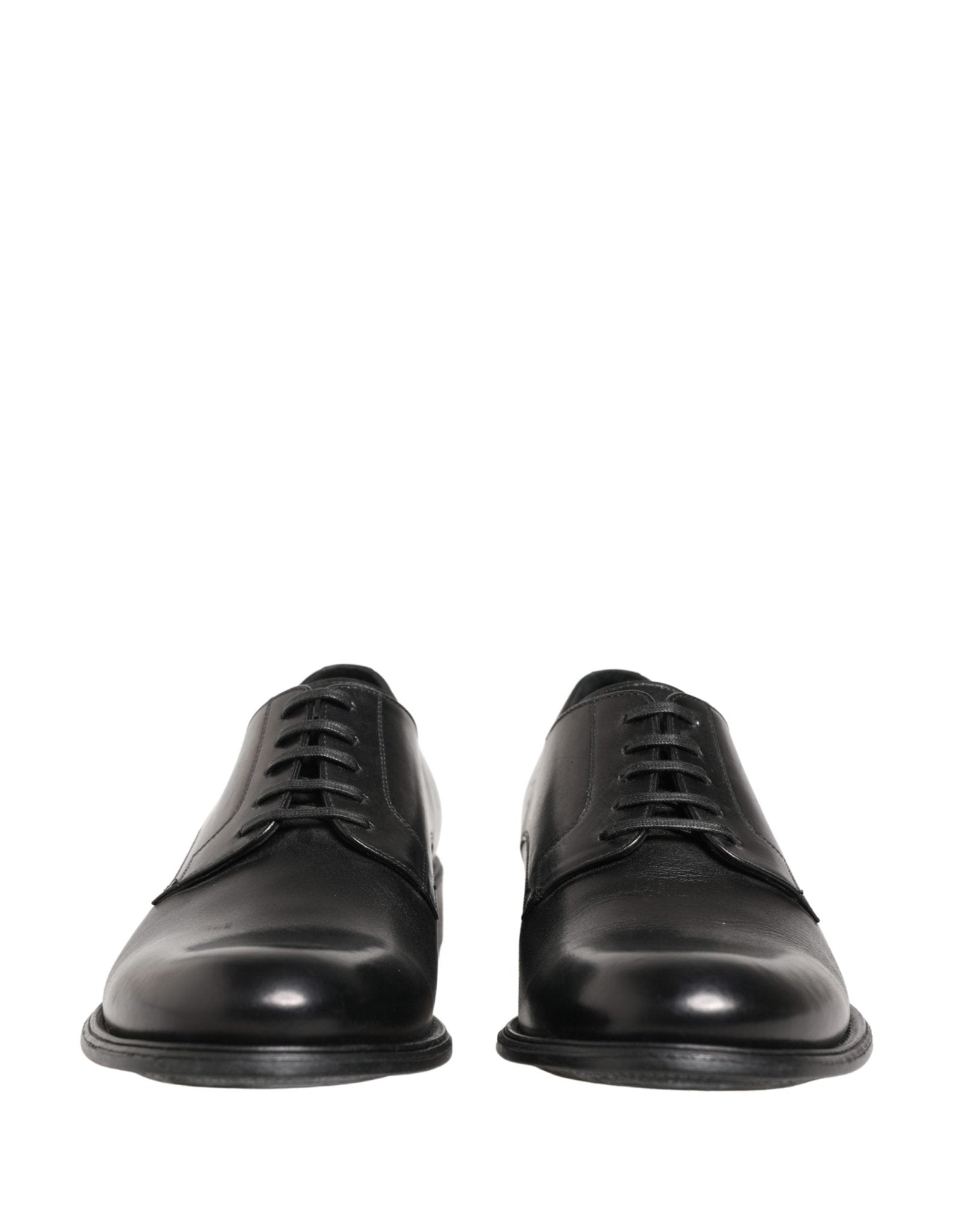 Dolce & Gabbana Black Calfskin Leather Derby Men Dress Shoes - RIMODA