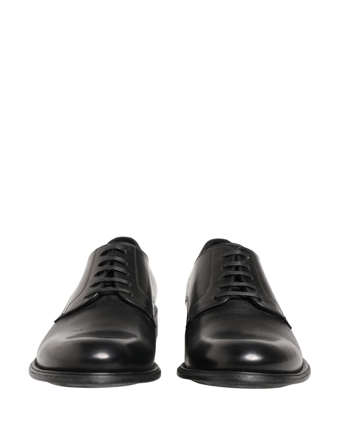 Dolce & Gabbana Black Calfskin Leather Derby Men Dress Shoes - RIMODA