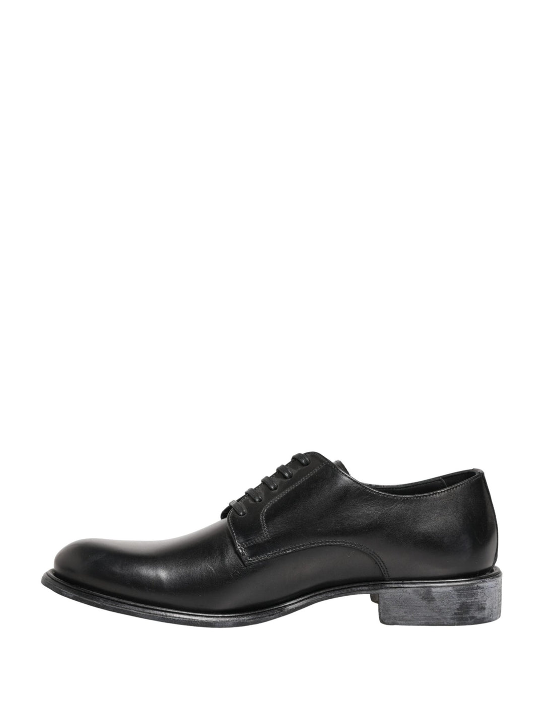 Dolce & Gabbana Black Calfskin Leather Derby Men Dress Shoes - RIMODA
