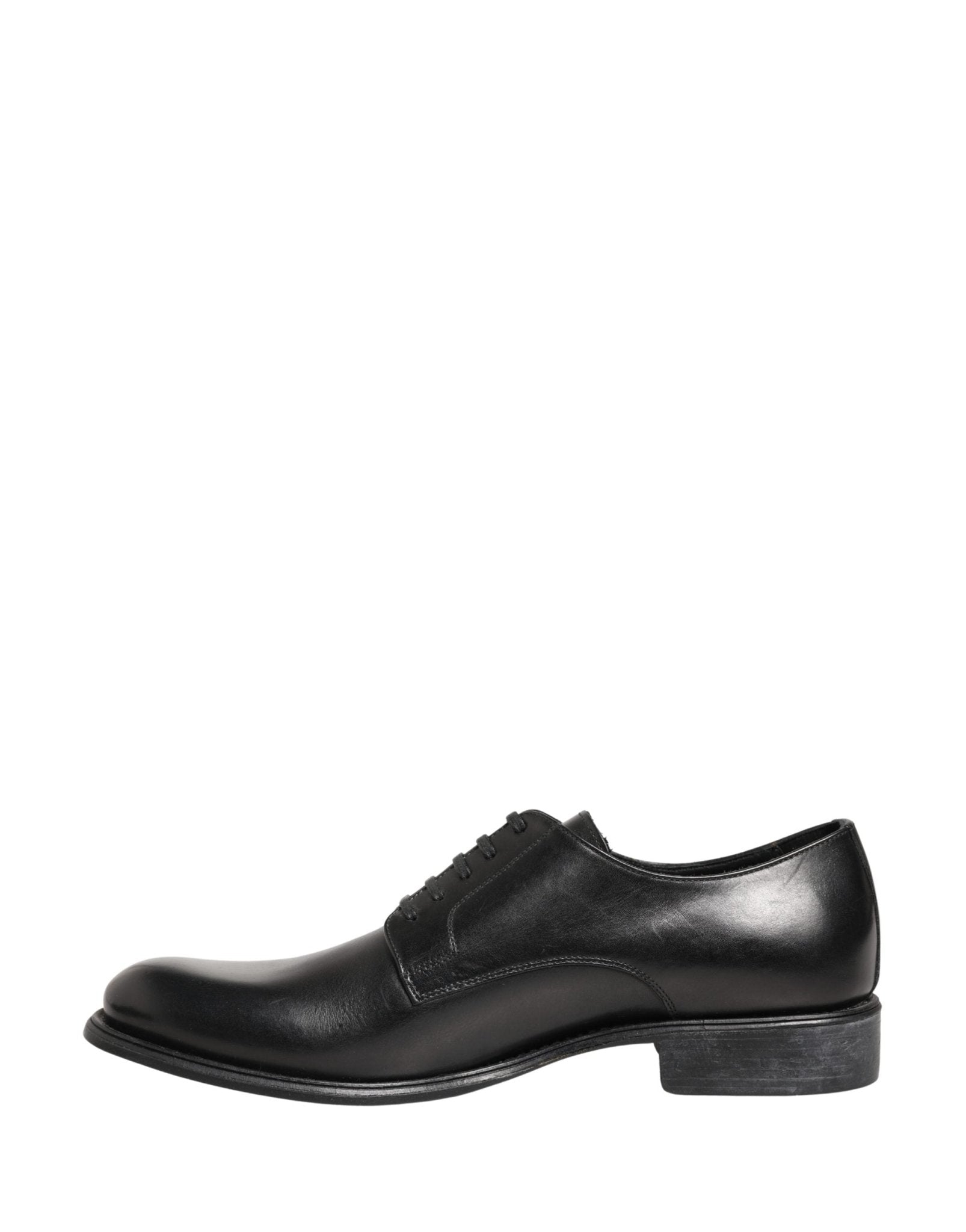 Dolce & Gabbana Black Calfskin Leather Derby Men Dress Shoes - RIMODA