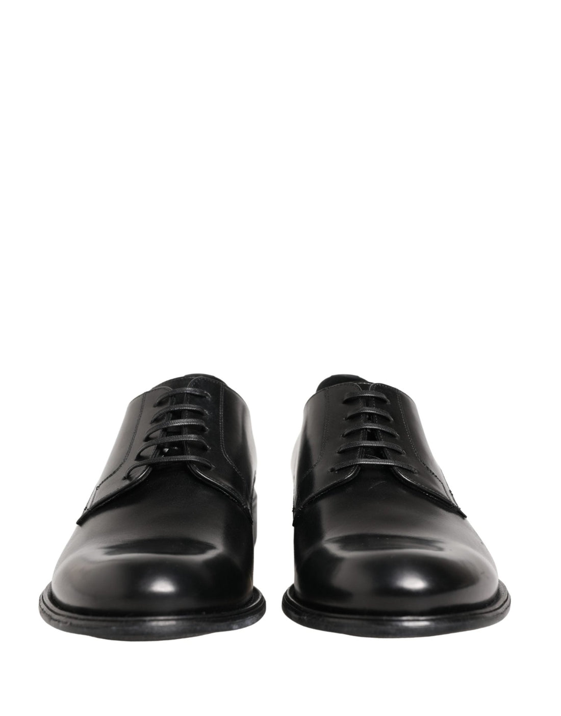 Dolce & Gabbana Black Calfskin Leather Derby Men Dress Shoes - RIMODA
