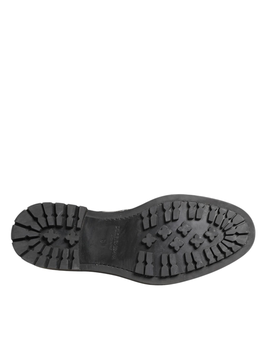 Dolce & Gabbana Black Calfskin Leather Derby Men Dress Shoes - RIMODA