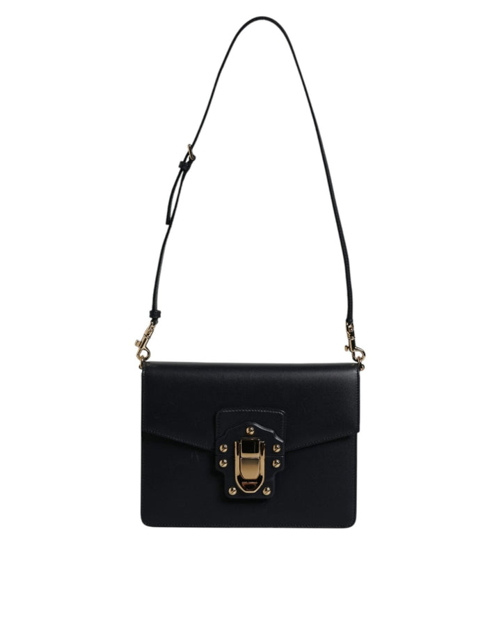 Dolce & Gabbana Black Calfskin Leather Shoulder Strap Bag - RIMODA