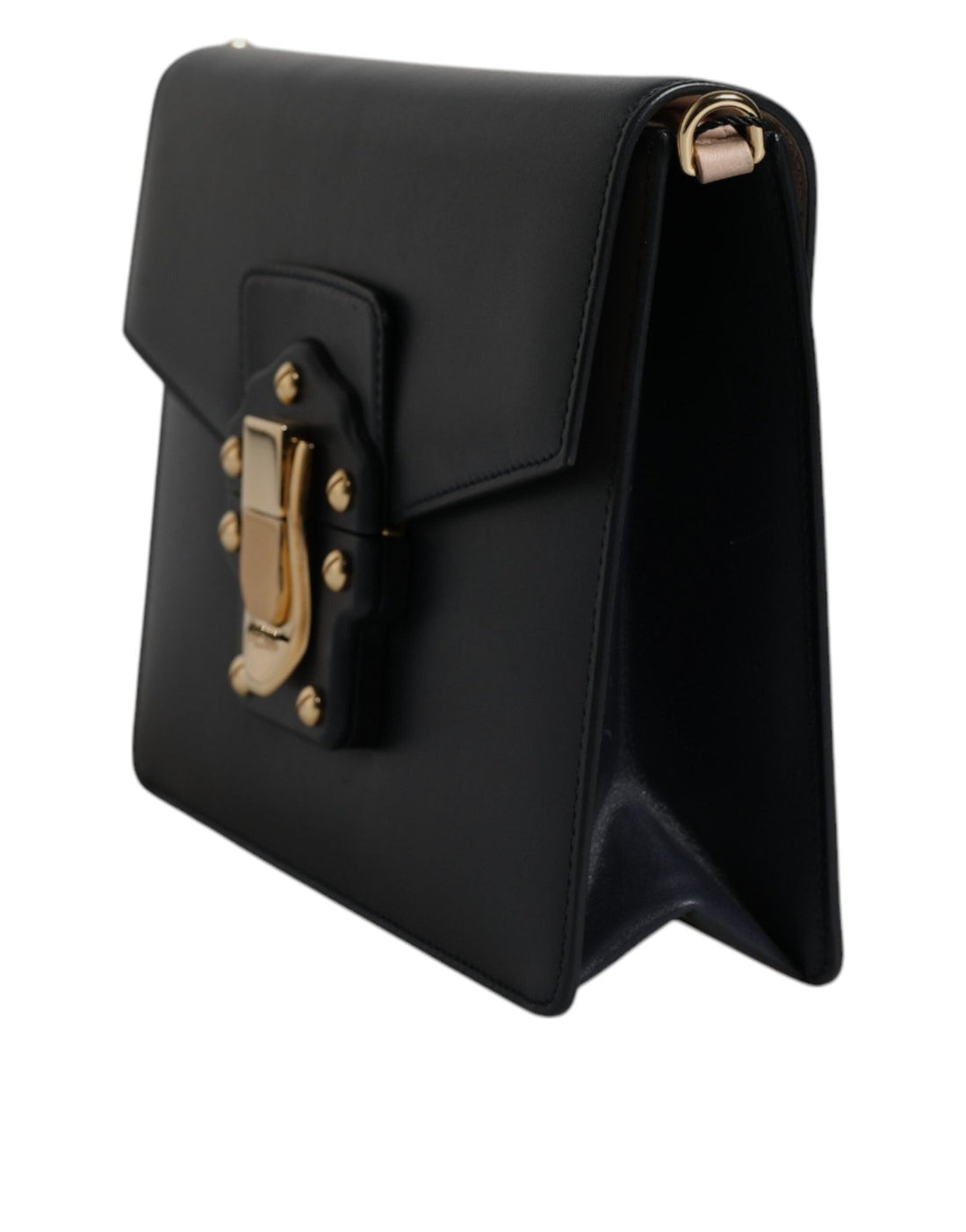 Dolce & Gabbana Black Calfskin Leather Shoulder Strap Bag - RIMODA