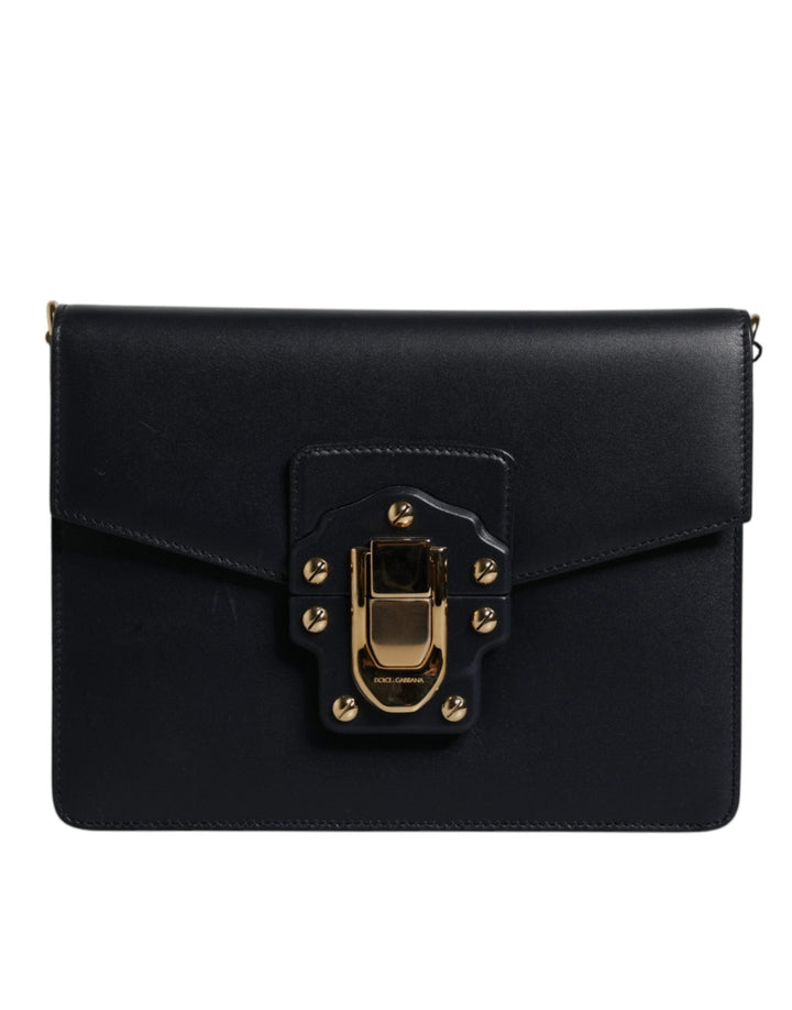 Dolce & Gabbana Black Calfskin Leather Shoulder Strap Bag - RIMODA