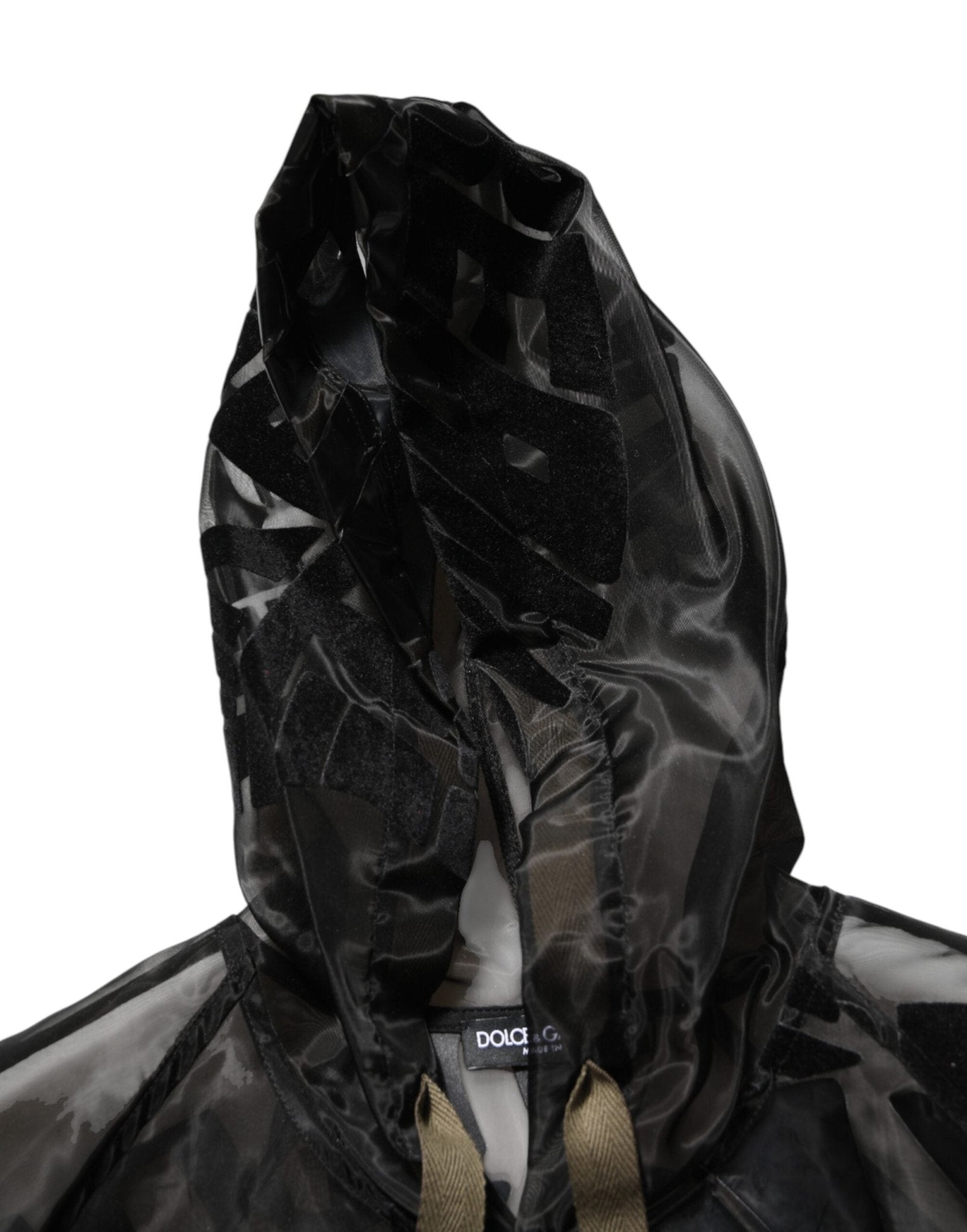 Dolce & Gabbana Black Camouflage Hooded Men Full Zip Sweater - RIMODA