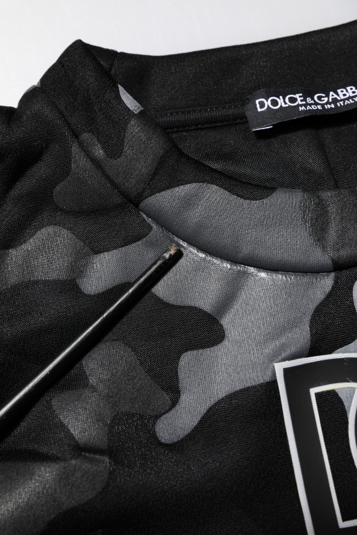Dolce & Gabbana Black Camouflage Pullover Sweatshirt Sweater - RIMODA