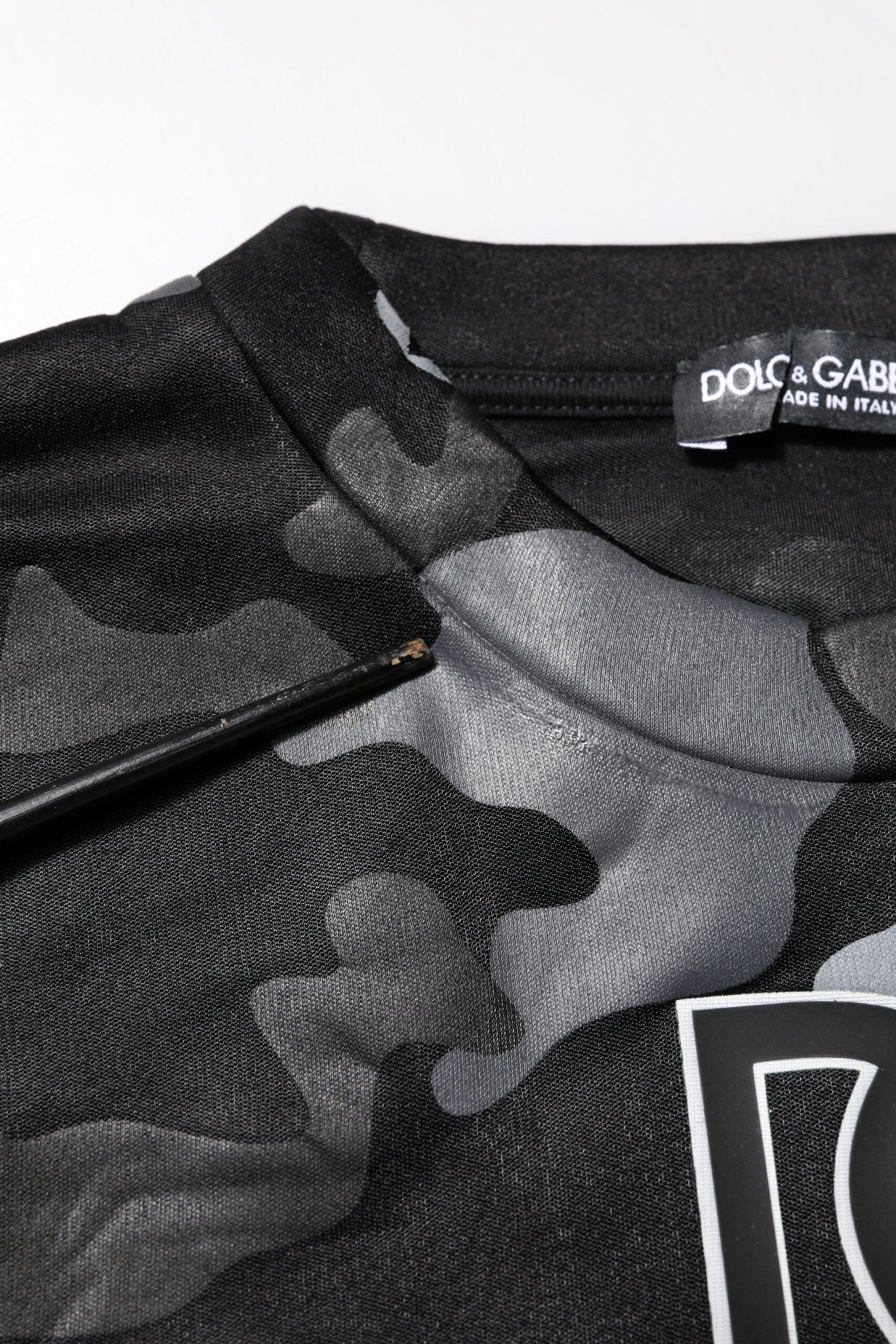 Dolce & Gabbana Black Camouflage Pullover Sweatshirt Sweater - RIMODA