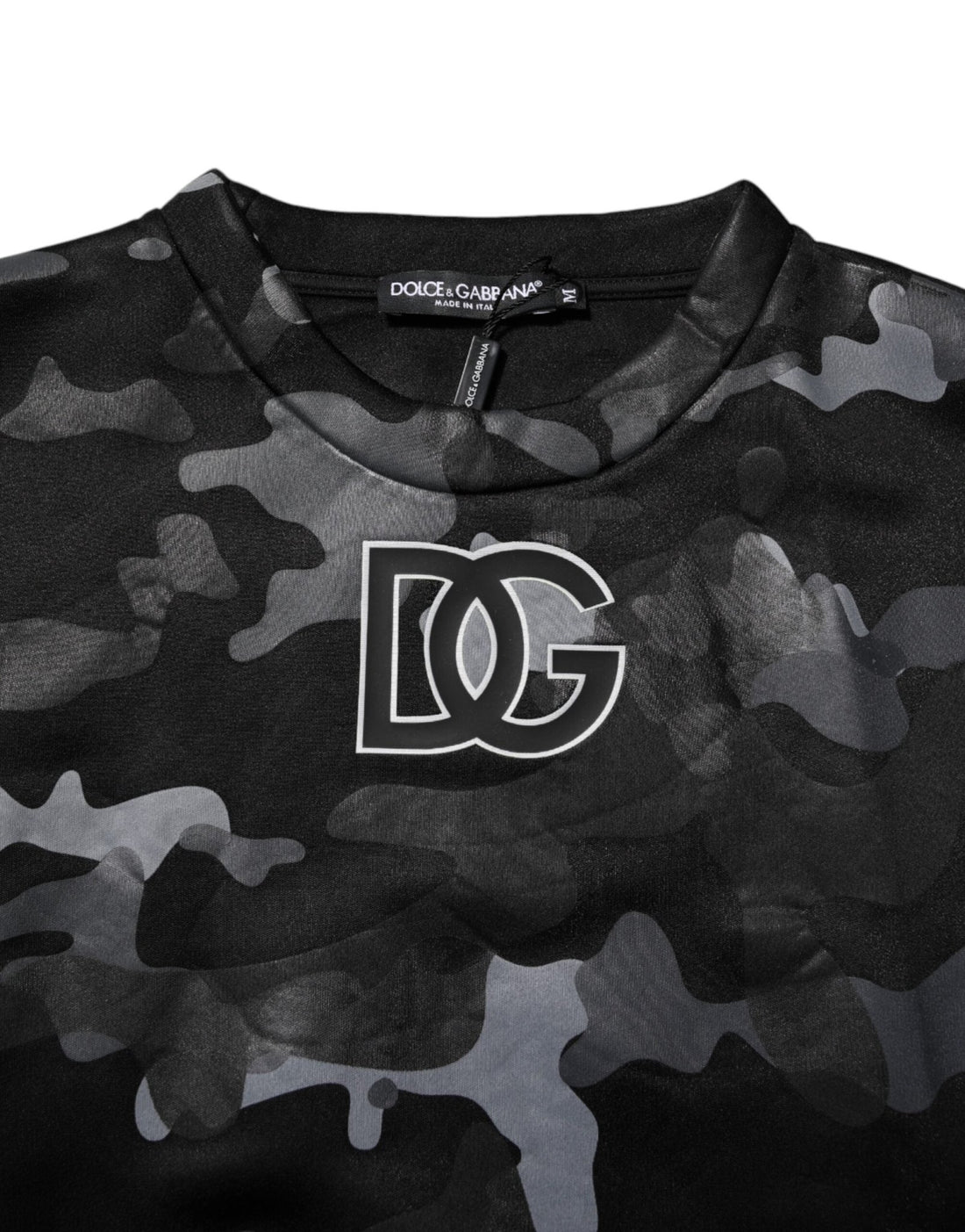 Dolce & Gabbana Black Camouflage Pullover Sweatshirt Sweater - RIMODA