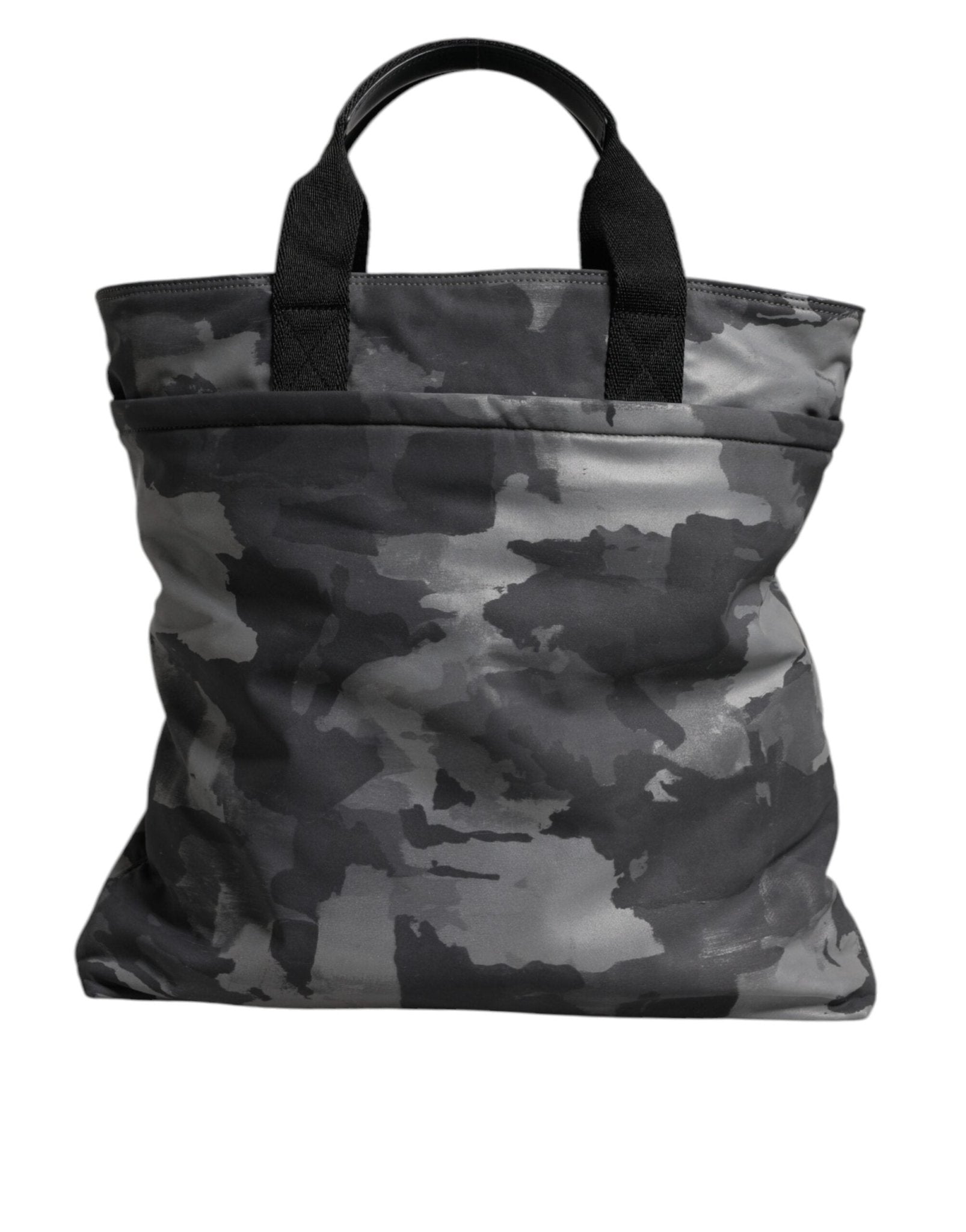 Dolce & Gabbana Black Camouflage Shoulder Strap Logo Plaque Bag - RIMODA