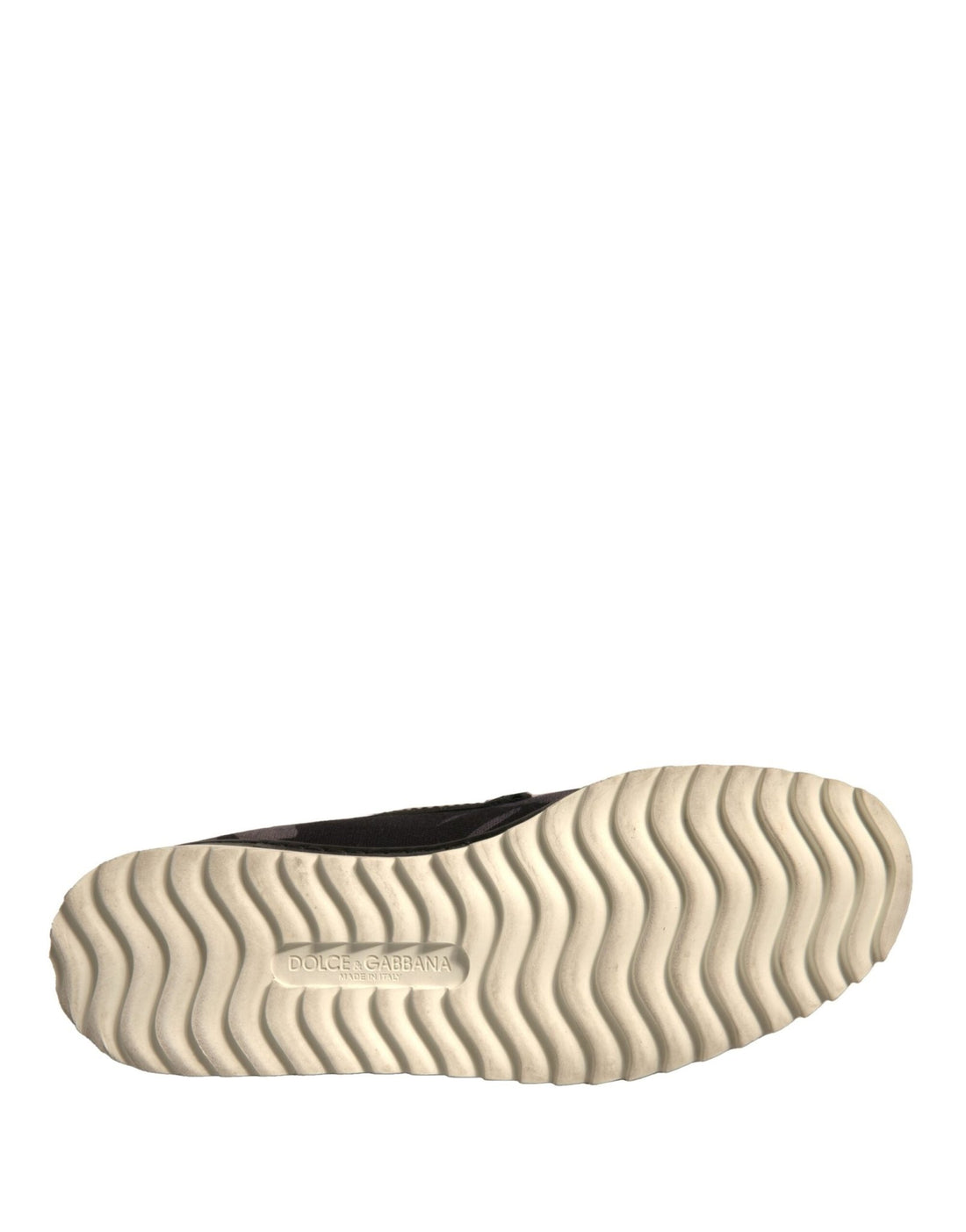 Dolce & Gabbana Black Canvas Tropical Print Slip On Shoes - RIMODA