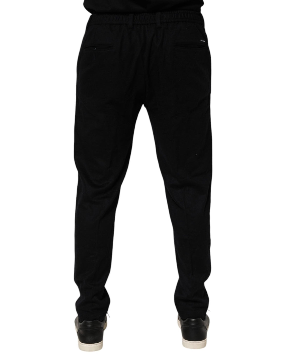 Dolce & Gabbana Black Cashmere Dress Formal Trouser Pants - RIMODA
