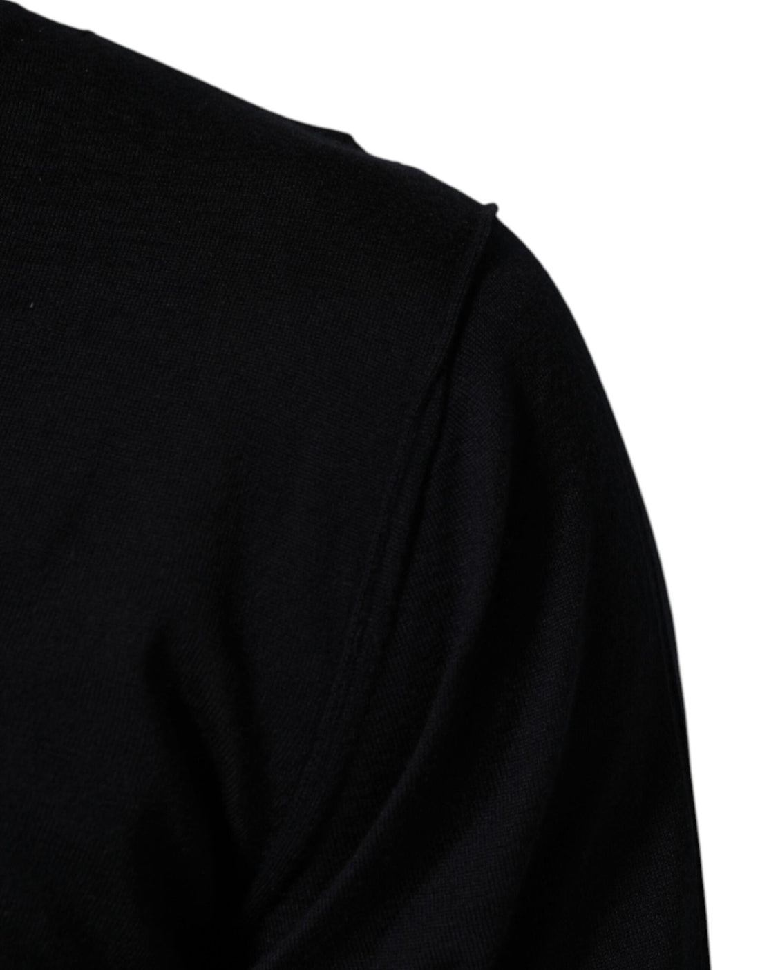 Dolce & Gabbana Black Cashmere Knit V-Neck Pullover Sweater - RIMODA