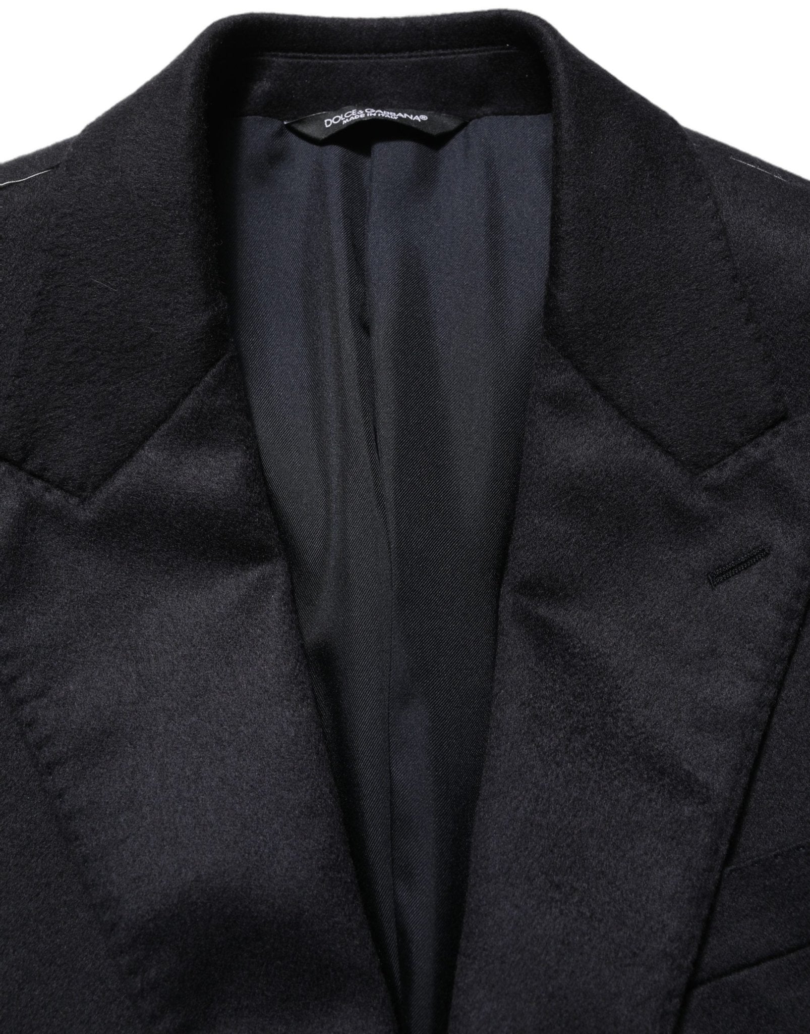 Dolce & Gabbana Black Cashmere Single Breasted Blazer Jacket - RIMODA