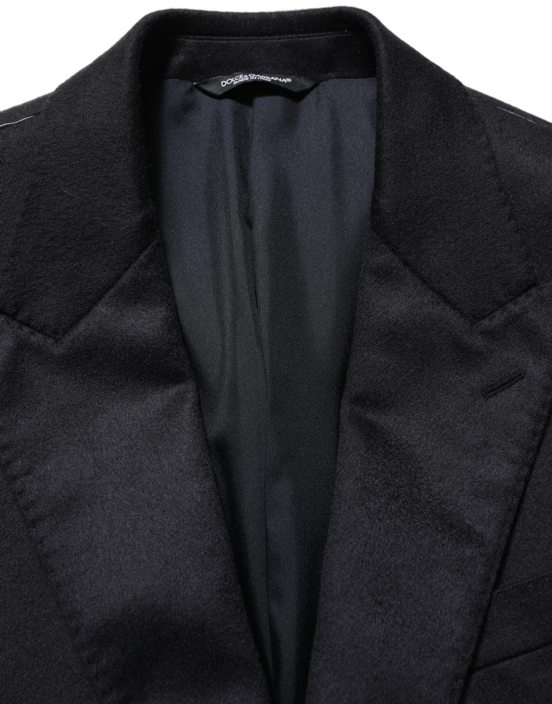 Dolce & Gabbana Black Cashmere Single Breasted Blazer Jacket - RIMODA