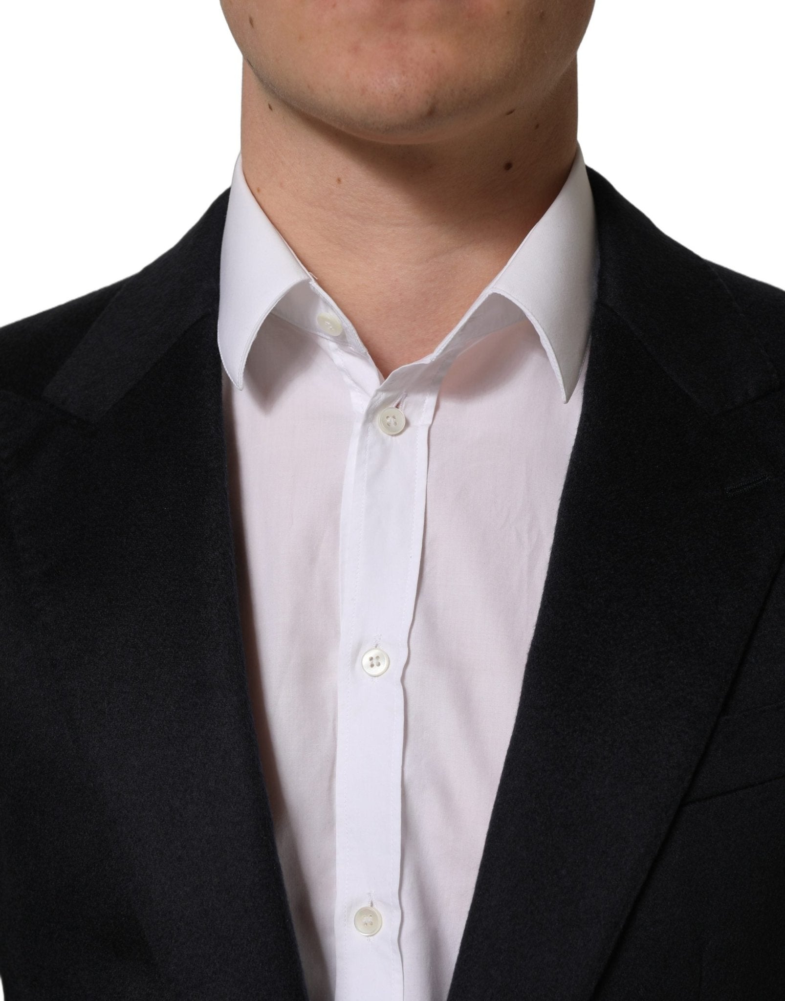 Dolce & Gabbana Black Cashmere Single Breasted Blazer Jacket - RIMODA