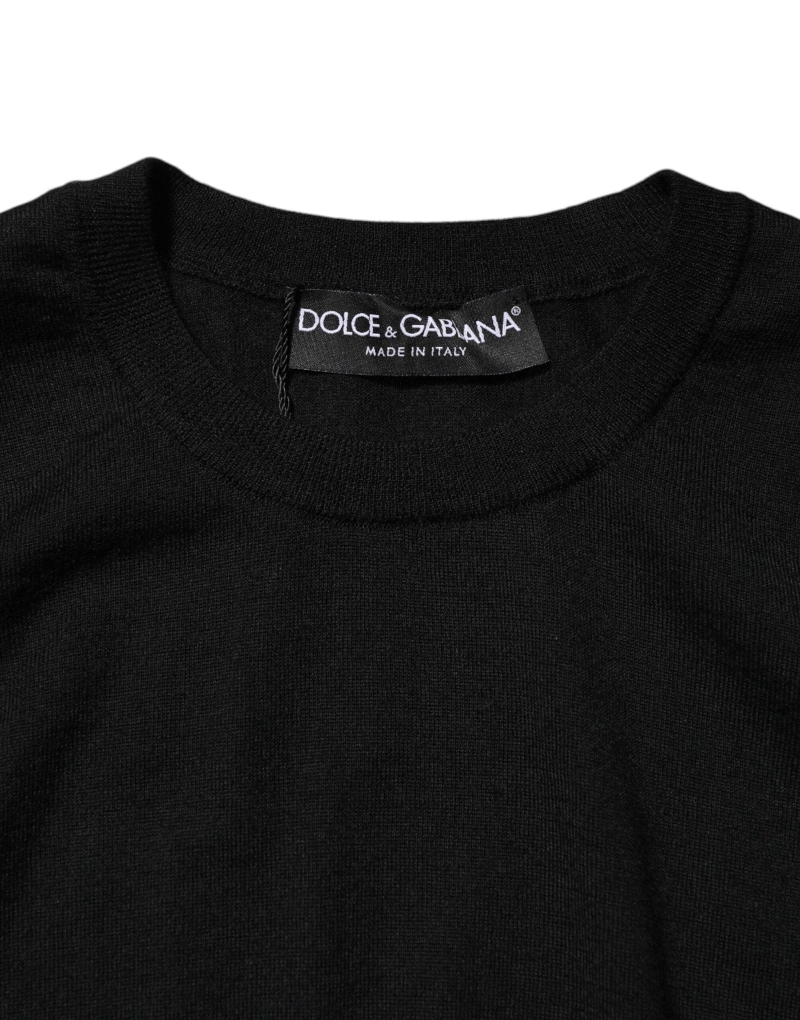 Dolce & Gabbana Black Cashmere Sleeveless Women Tank T-shirt - RIMODA