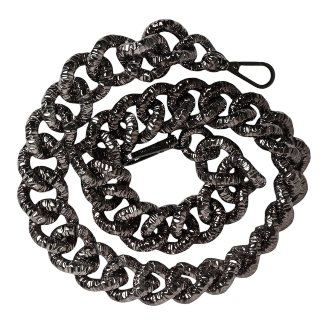 Dolce & Gabbana Black Chain Logo Engraved Bag Shoulder Strap - RIMODA