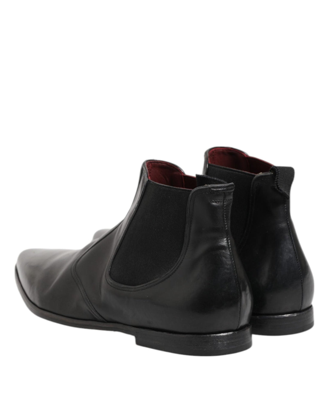 Dolce & Gabbana Black Chelsea Slip On Men Ankle Boots Shoes - RIMODA