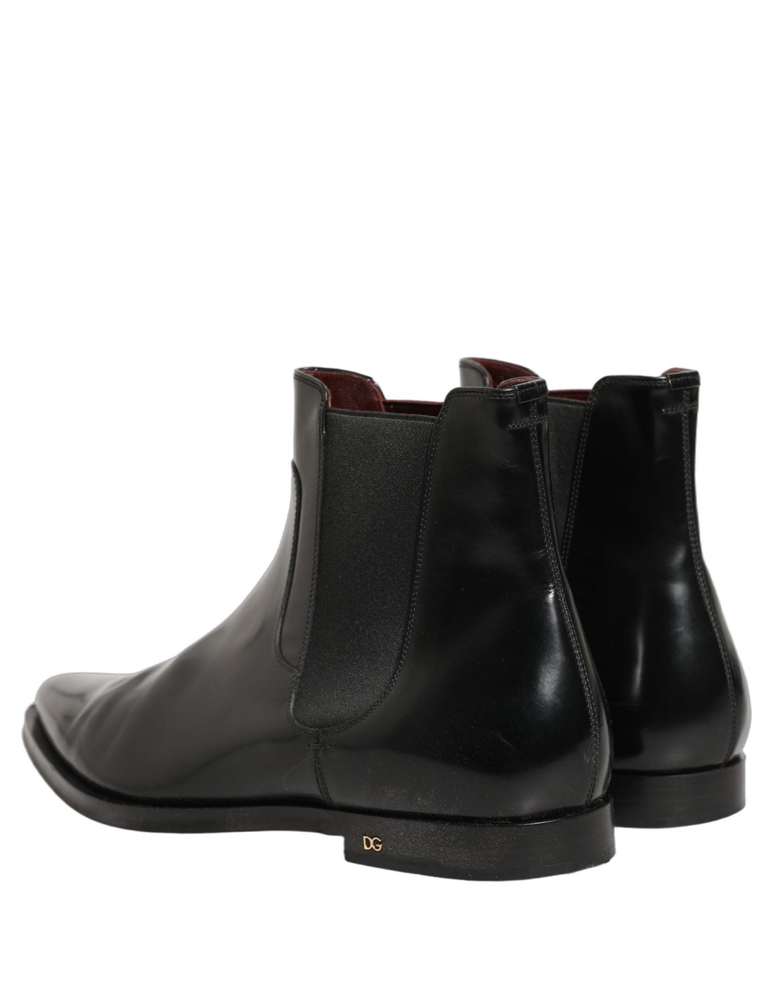 Dolce & Gabbana Black Chelsea Slip On Men Ankle Boots Shoes - RIMODA