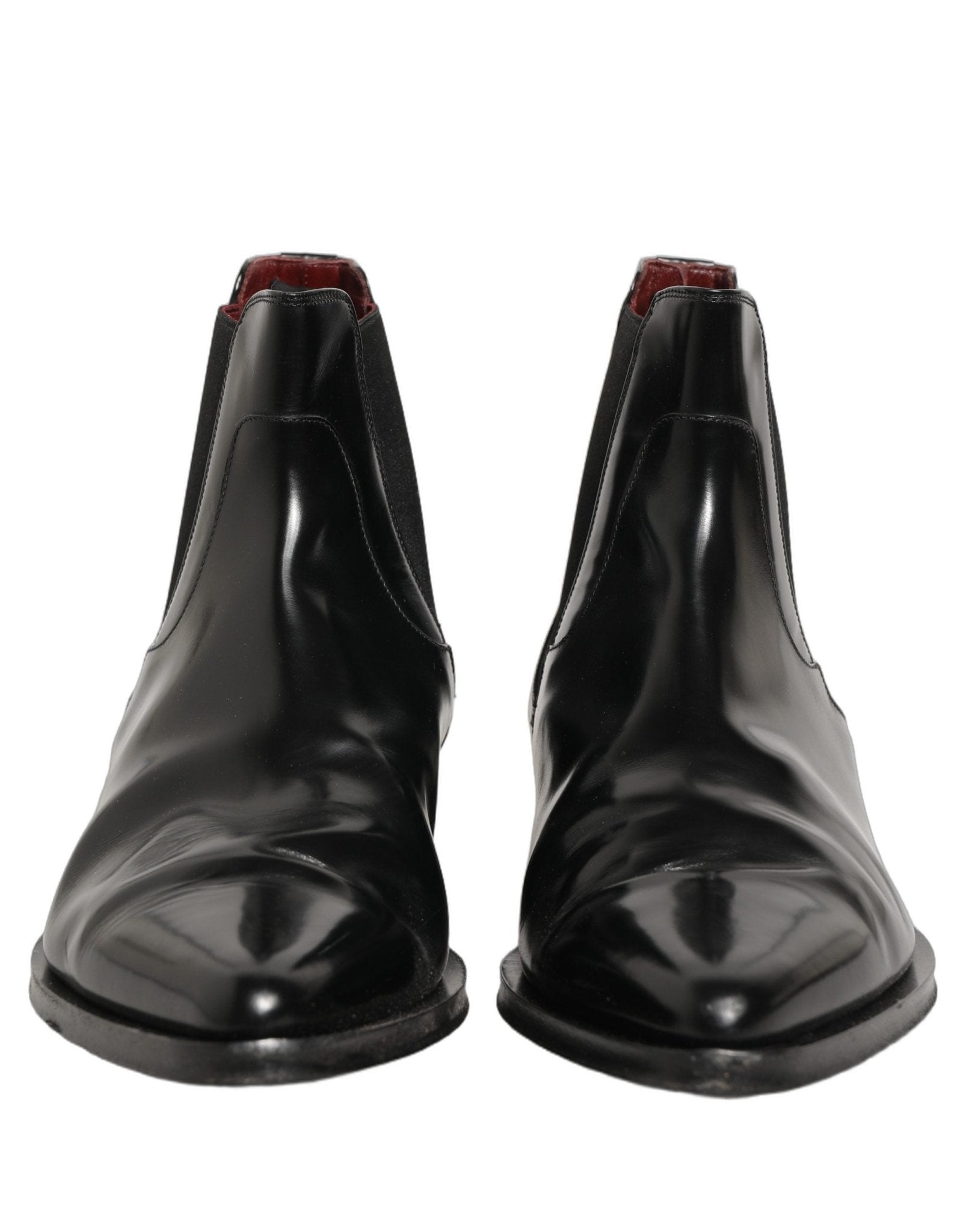 Dolce & Gabbana Black Chelsea Slip On Men Ankle Boots Shoes - RIMODA