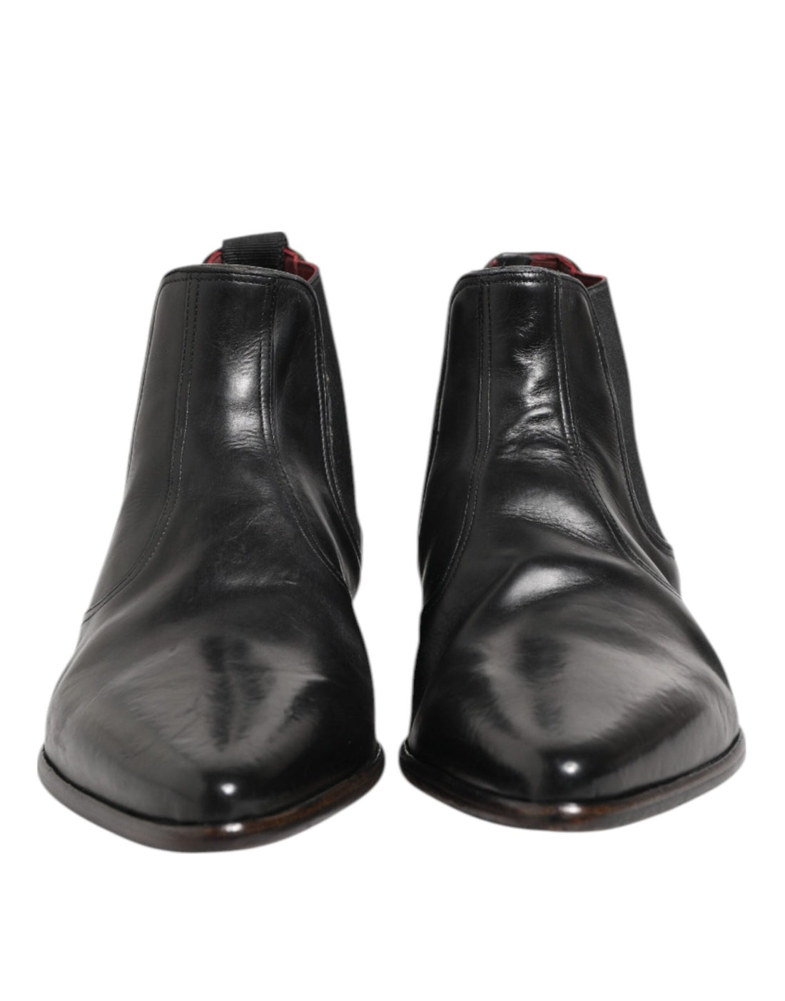 Dolce & Gabbana Black Chelsea Slip On Men Ankle Boots Shoes - RIMODA