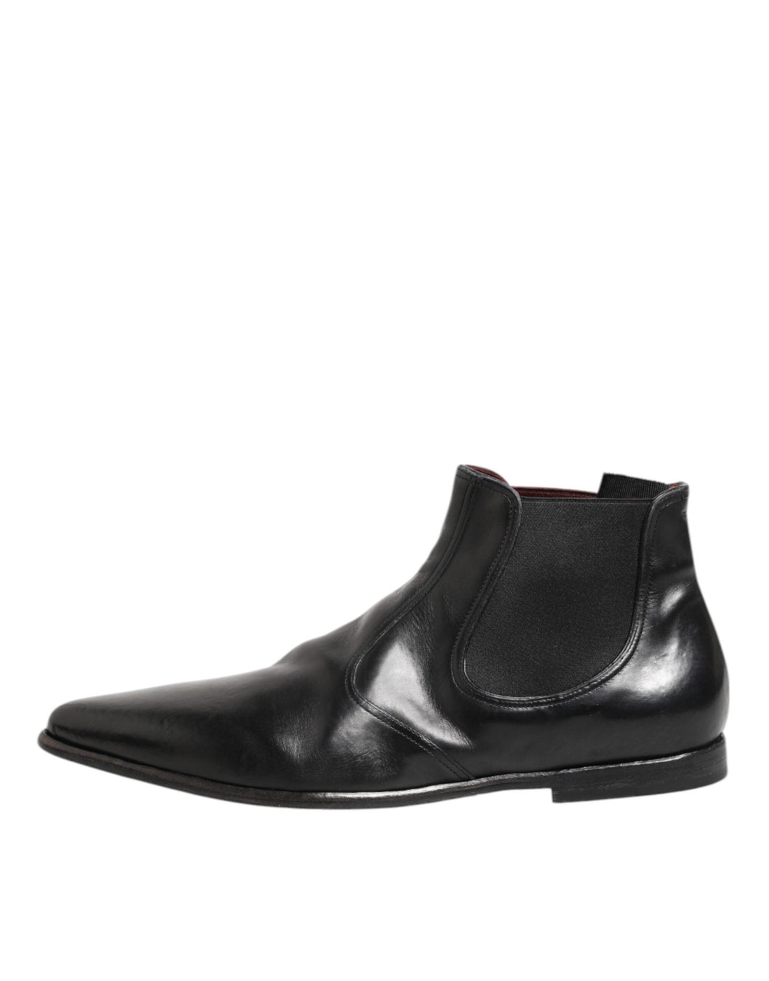 Dolce & Gabbana Black Chelsea Slip On Men Ankle Boots Shoes - RIMODA