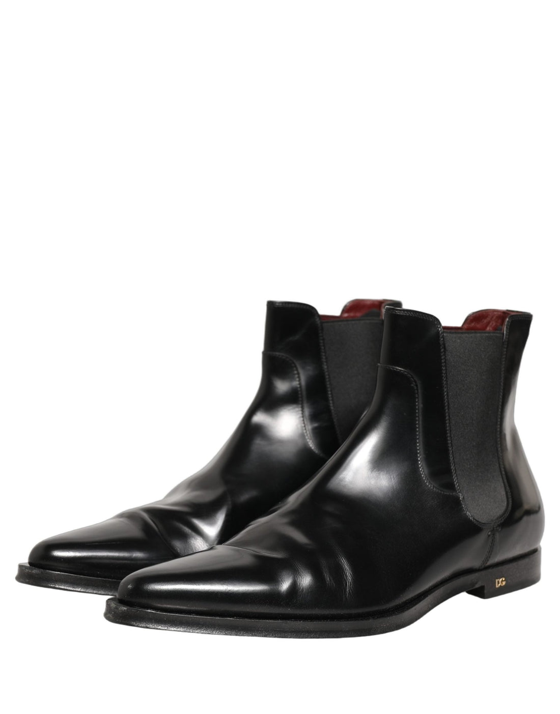 Dolce & Gabbana Black Chelsea Slip On Men Ankle Boots Shoes - RIMODA
