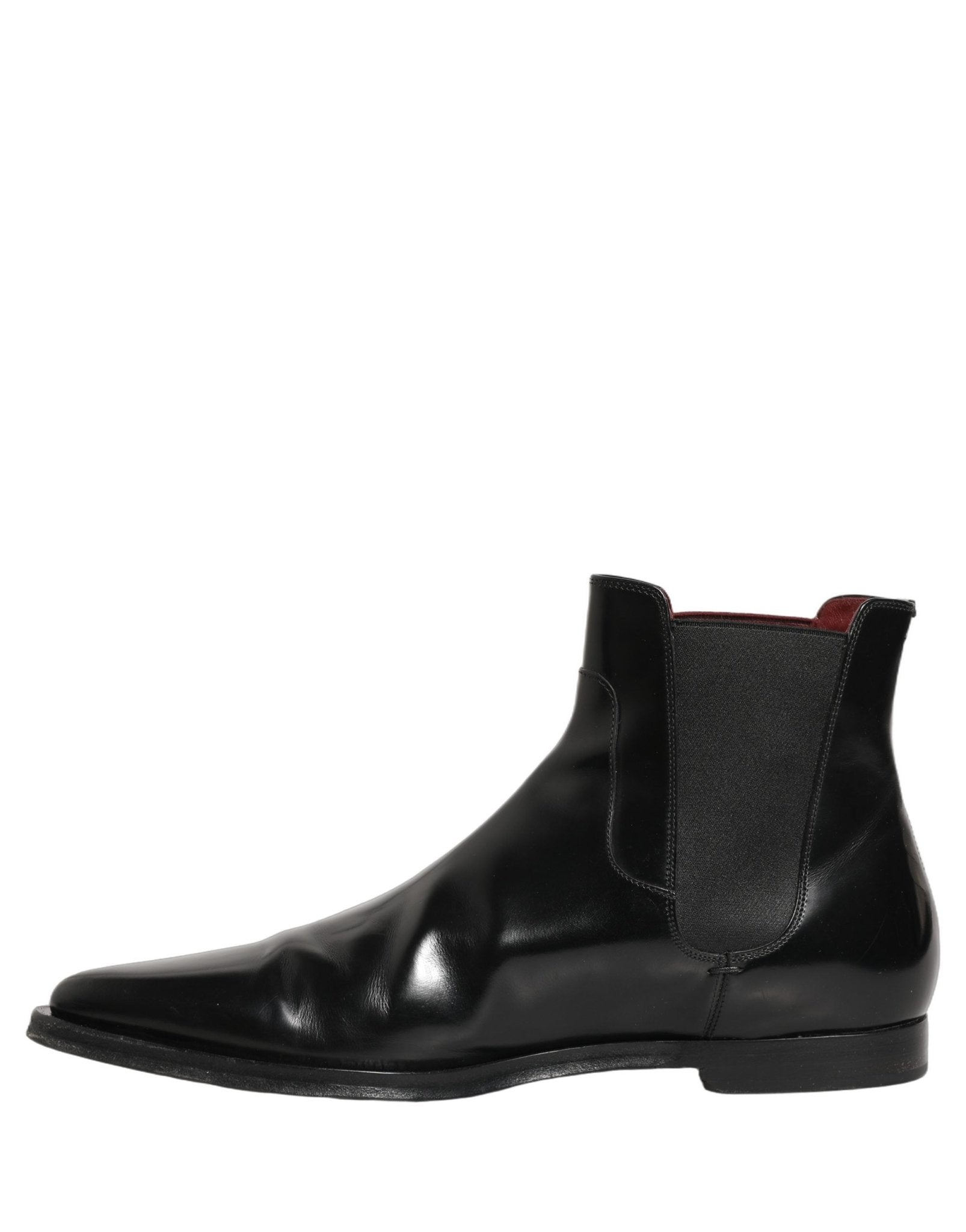 Dolce & Gabbana Black Chelsea Slip On Men Ankle Boots Shoes - RIMODA