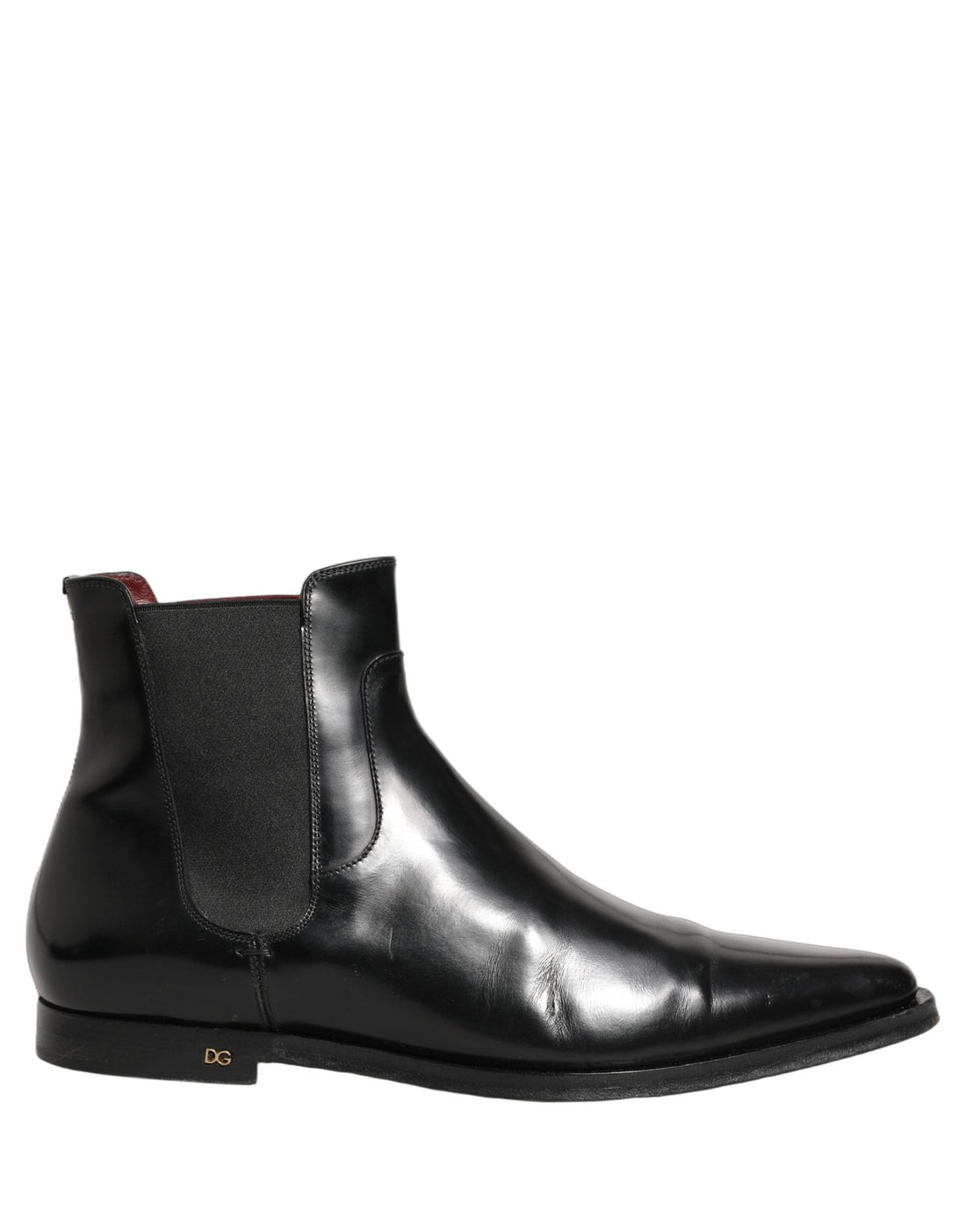 Dolce & Gabbana Black Chelsea Slip On Men Ankle Boots Shoes - RIMODA