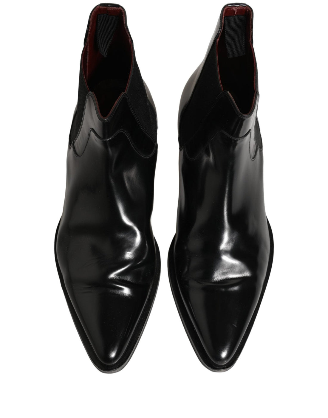 Dolce & Gabbana Black Chelsea Slip On Men Ankle Boots Shoes - RIMODA