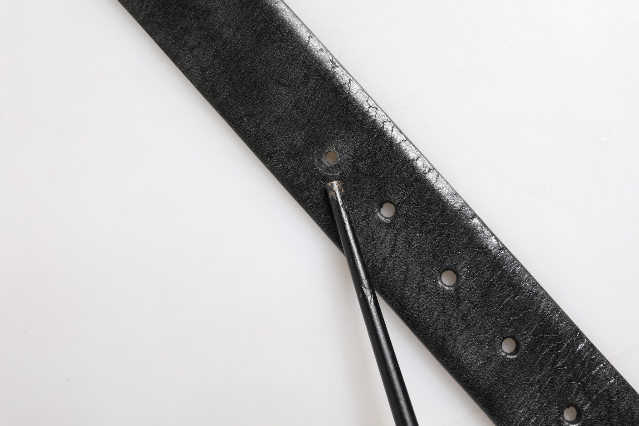 Dolce & Gabbana Black Classic Leather Metal Buckle Belt - RIMODA