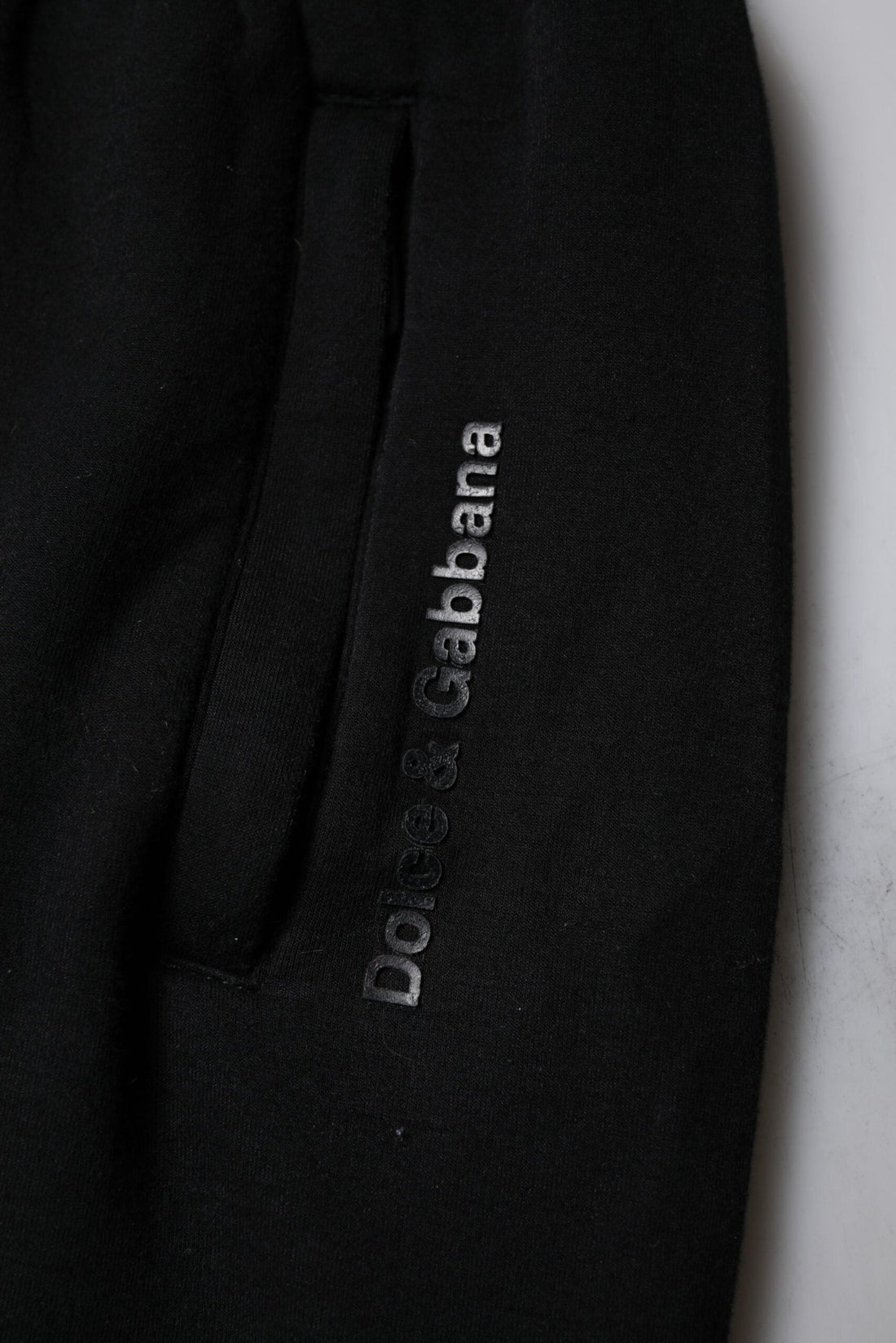 Dolce & Gabbana Black Cotton Blend Men Jogger Sweatpants Pants - RIMODA