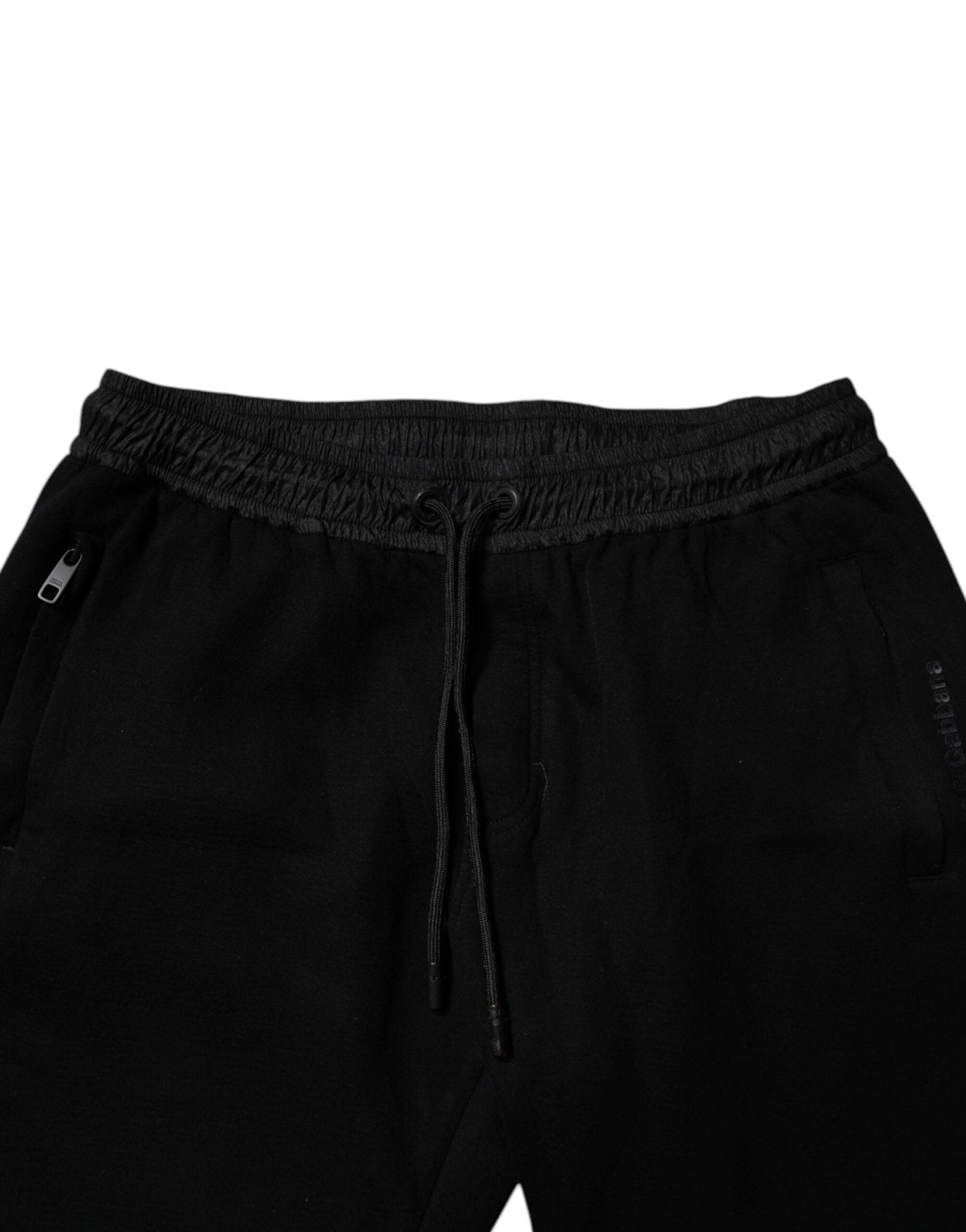 Dolce & Gabbana Black Cotton Blend Men Jogger Sweatpants Pants - RIMODA