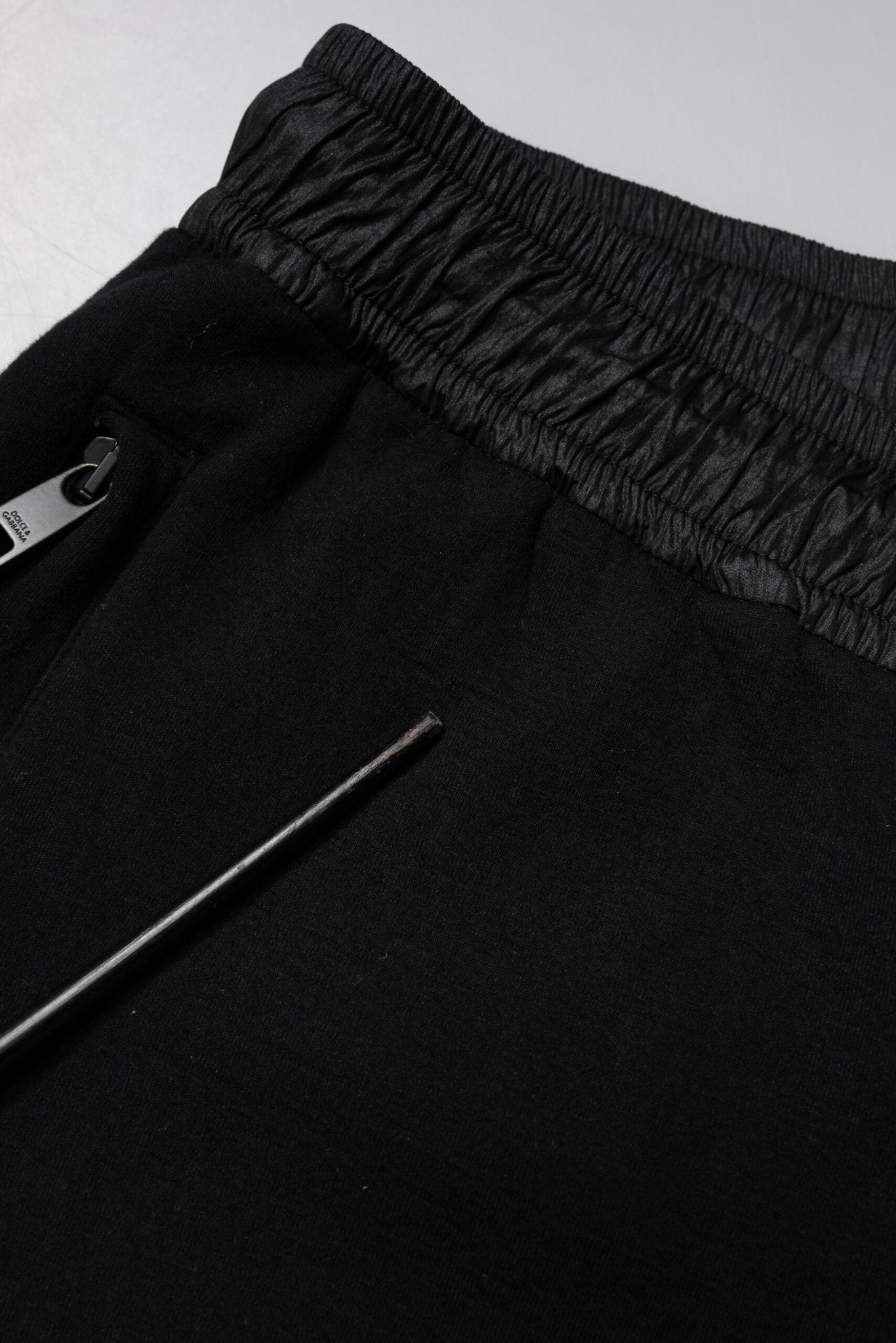 Dolce & Gabbana Black Cotton Blend Men Jogger Sweatpants Pants - RIMODA