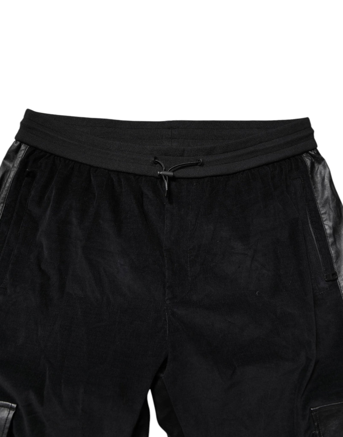 Dolce & Gabbana Black Cotton Cargo Jogger Sweatpants Pants - RIMODA