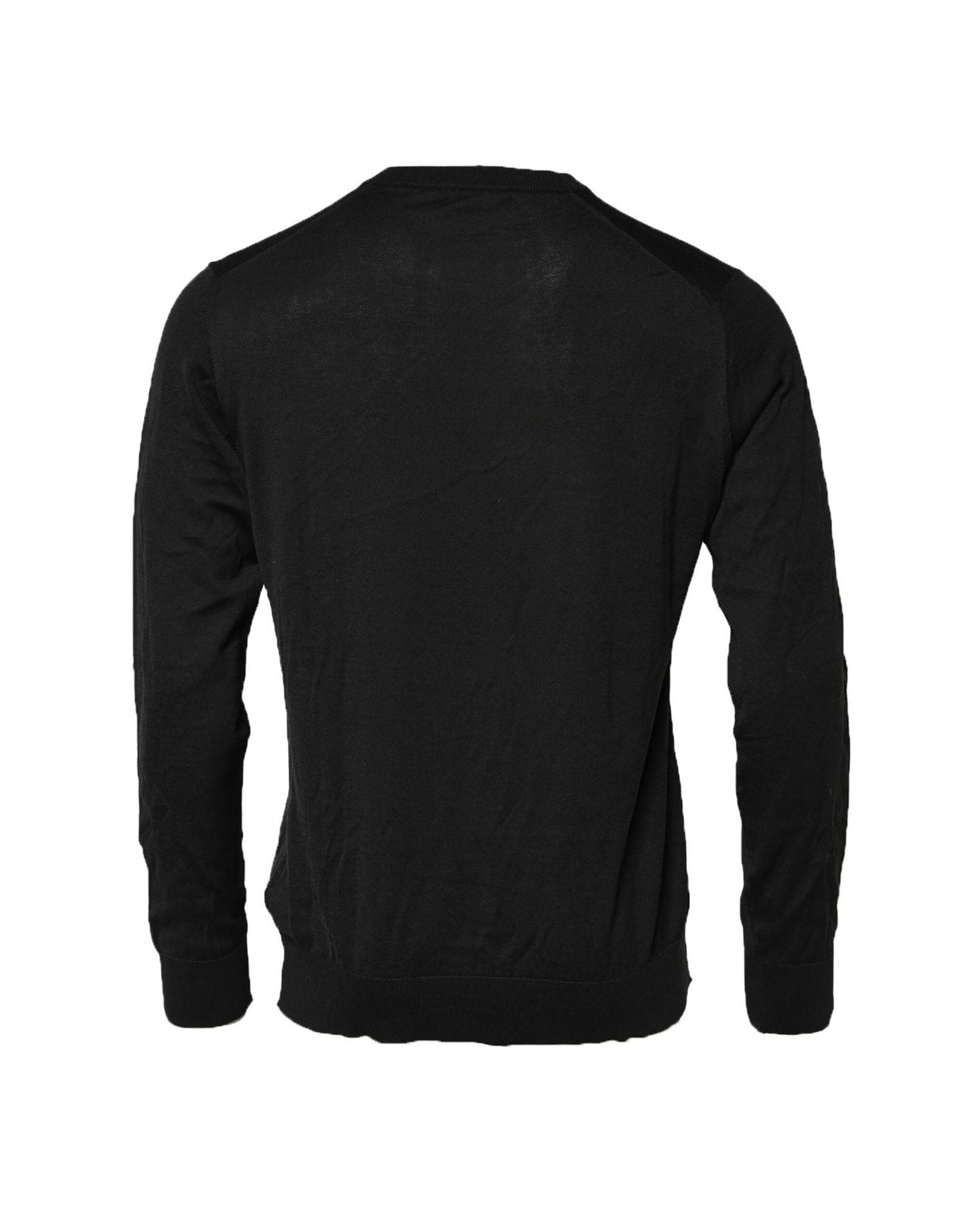 Dolce & Gabbana Black Cotton DG Logo Men Sweatshirt Sweater - RIMODA