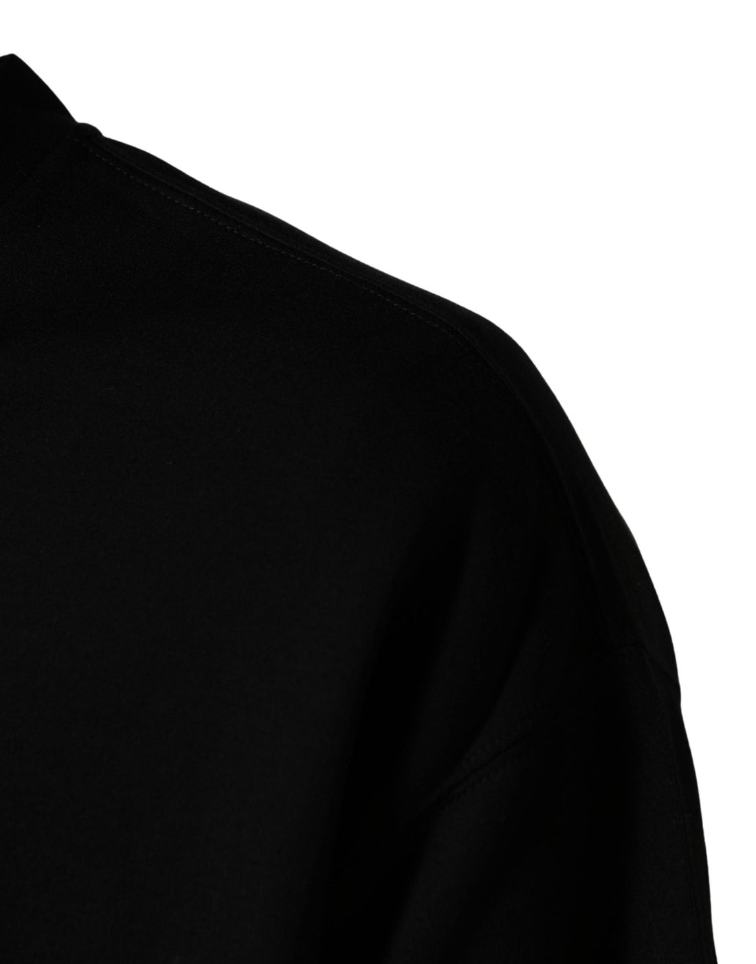 Dolce & Gabbana Black Cotton DG Men CrewNeck Pullover Sweater - RIMODA