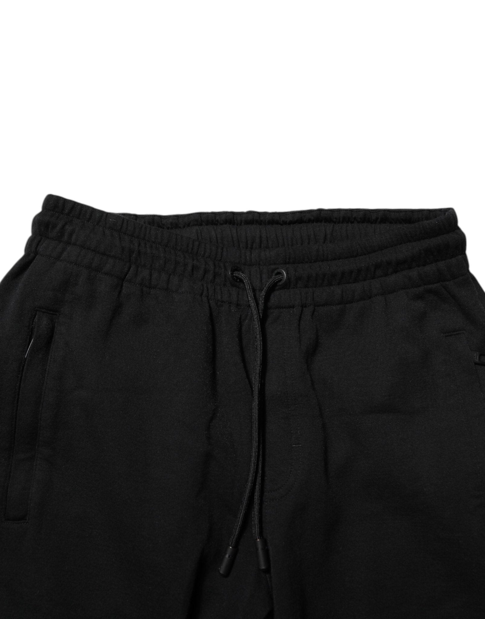 Dolce & Gabbana Black Cotton Jogger Jogging Men Trouser Pants - RIMODA