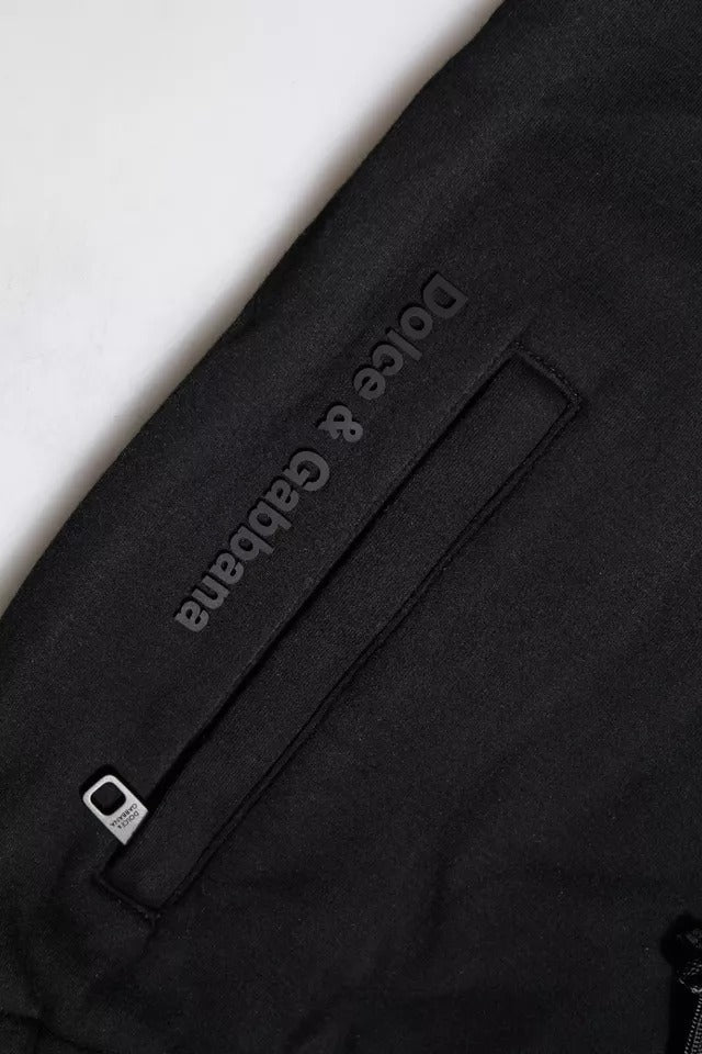 Dolce & Gabbana Black Cotton Jogger Jogging Pants - RIMODA