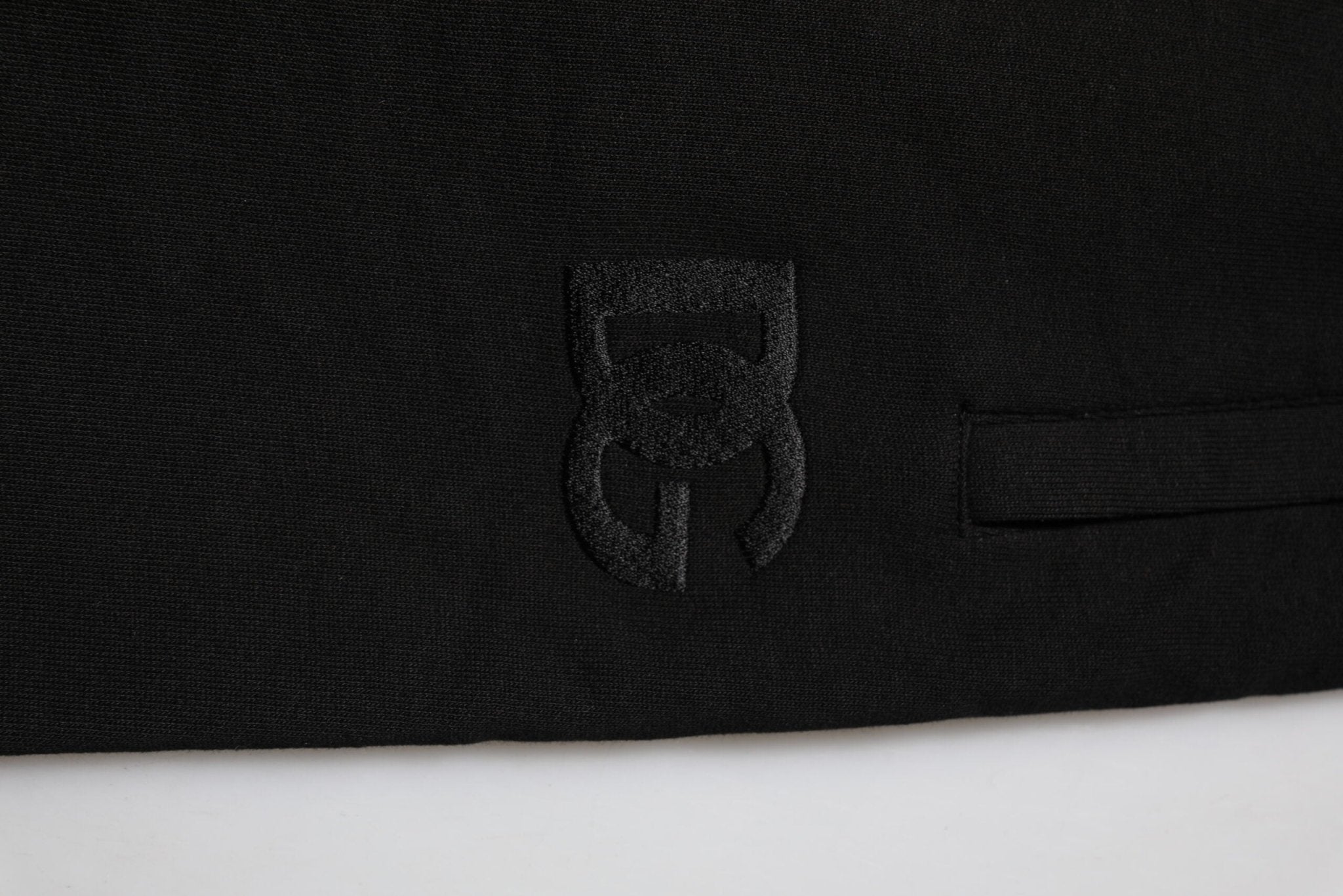 Dolce & Gabbana Black Cotton Logo Tape Men Jogger Pants - RIMODA