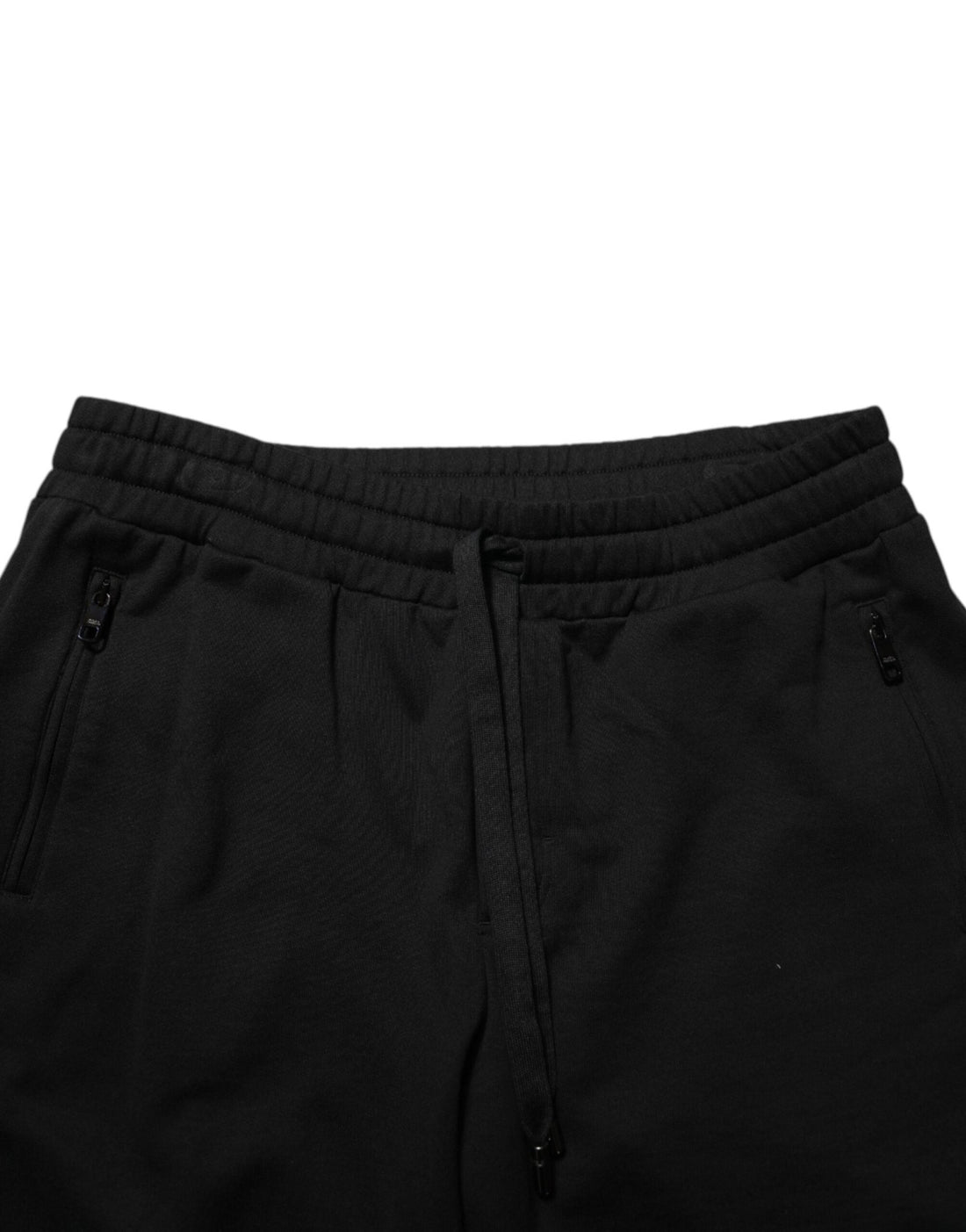 Dolce & Gabbana Black Cotton Mid Waist Casual Bermuda Short - RIMODA